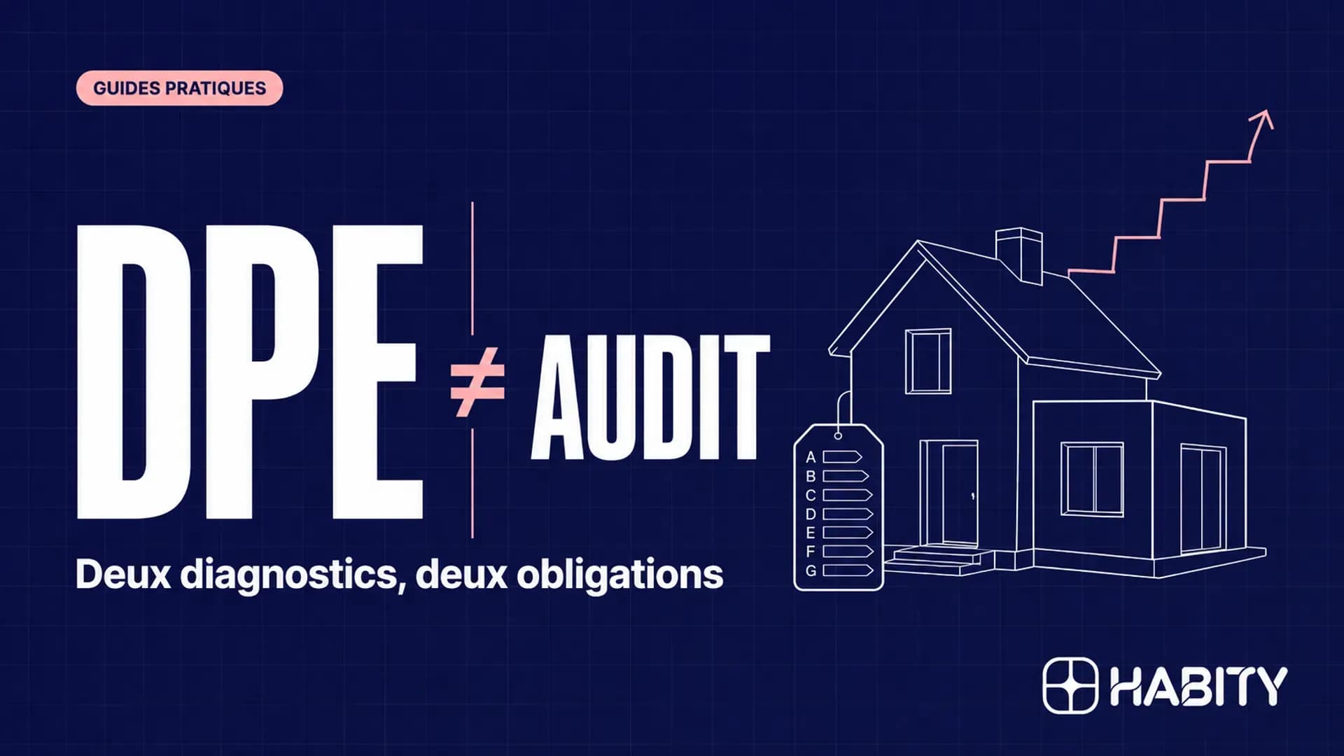 Couverture : DPE et audit énergétique, deux diagnostics immobiliers à ne pas confondre