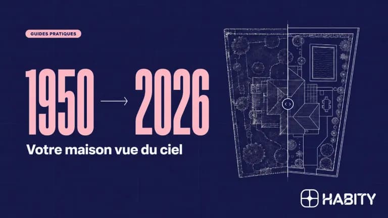 Couverture : un quartier pavillonnaire vu du ciel, d'hier à aujourd'hui
