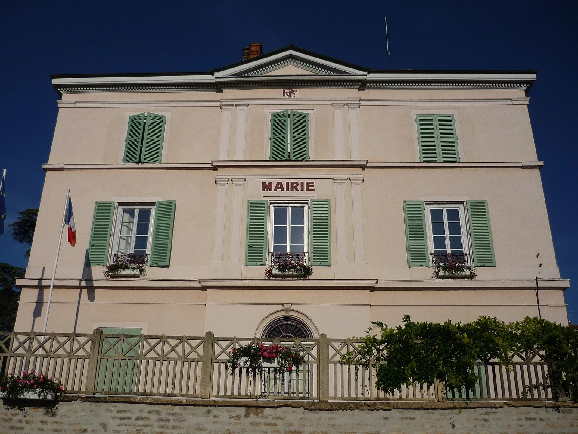 Vue de Jassans-Riottier