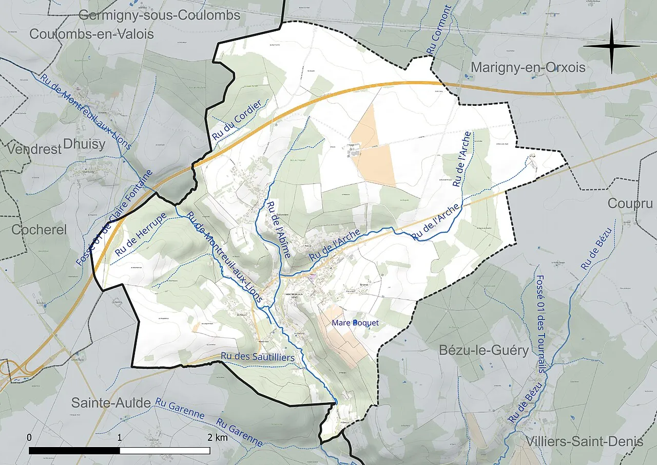 Vue de Montreuil-aux-Lions