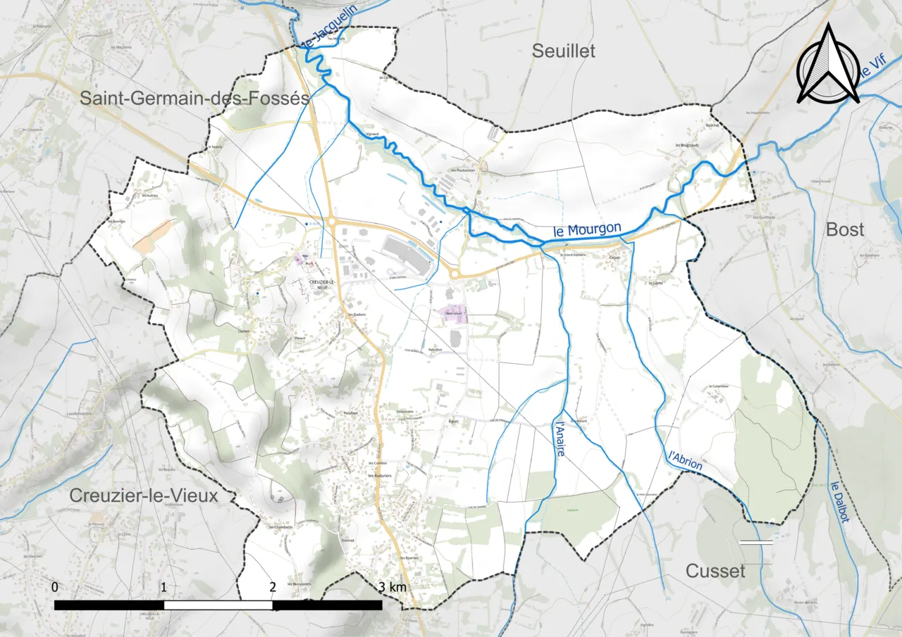 Vue de Creuzier-le-Neuf