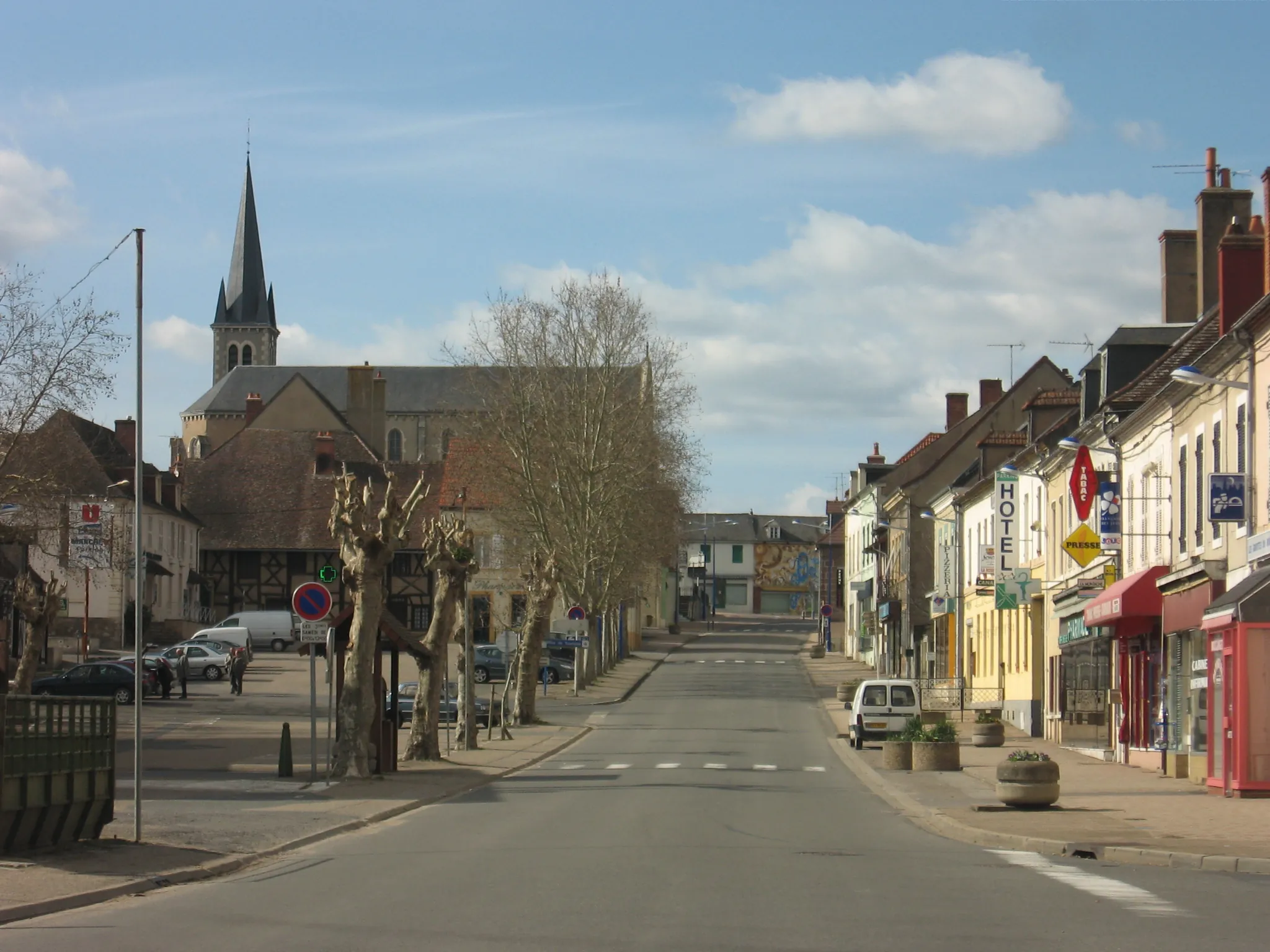 Vue de Dompierre-sur-Besbre