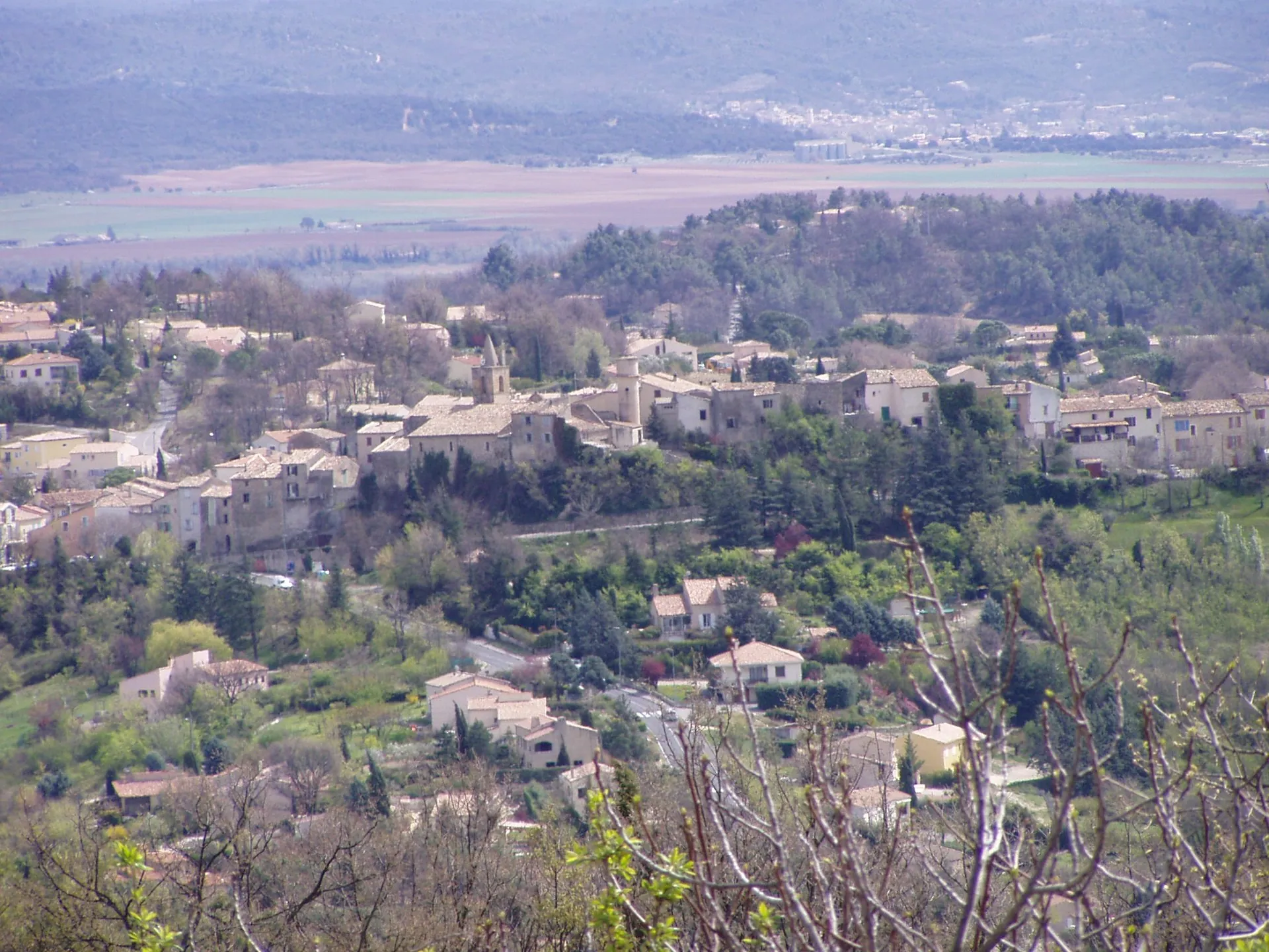 Vue de Pierrevert