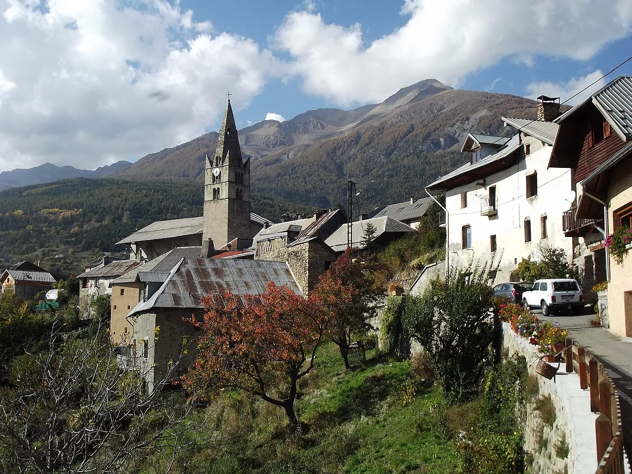 Vue de Châteauroux-les-Alpes