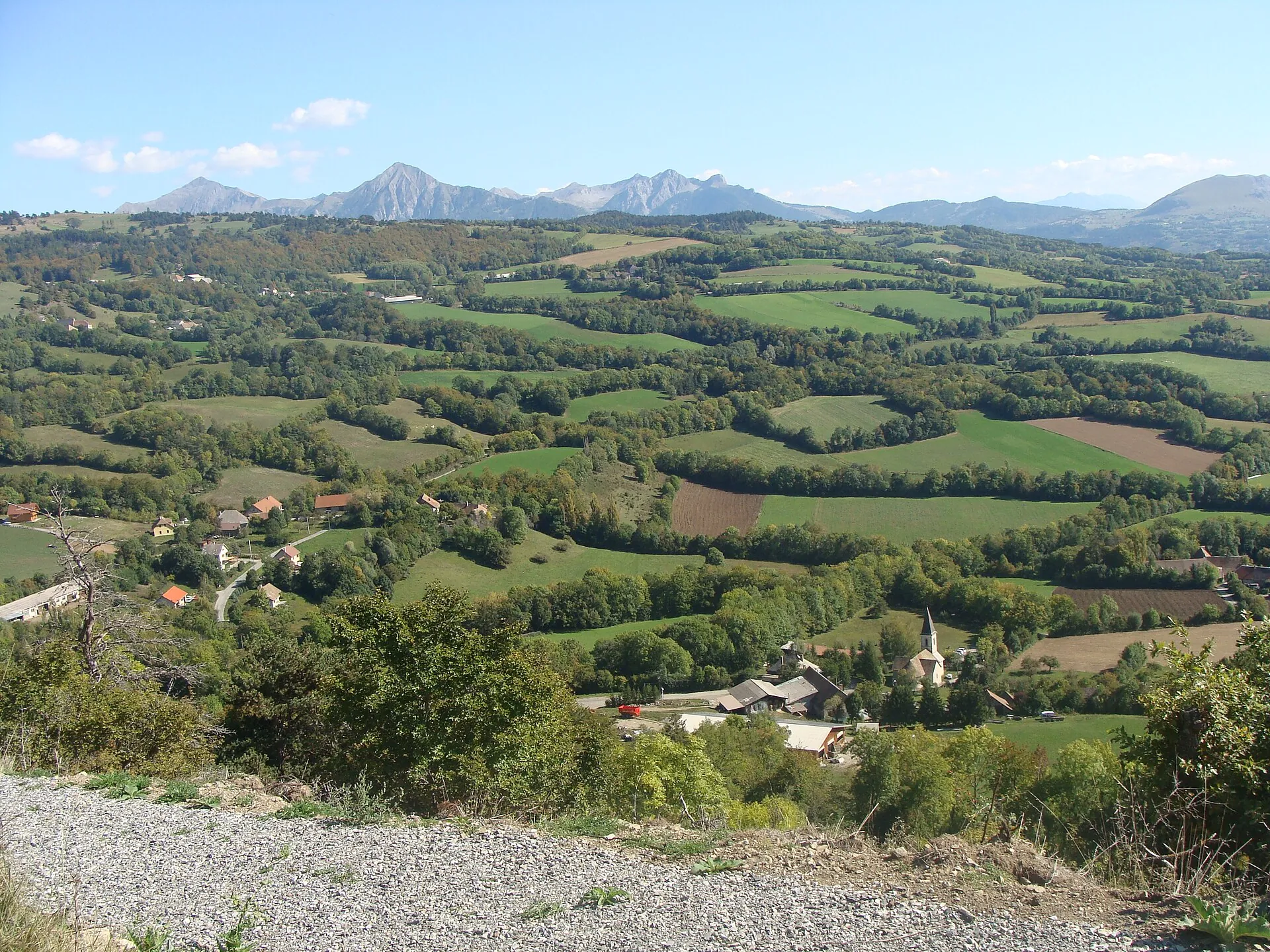 Vue de Saint-Bonnet-en-Champsaur