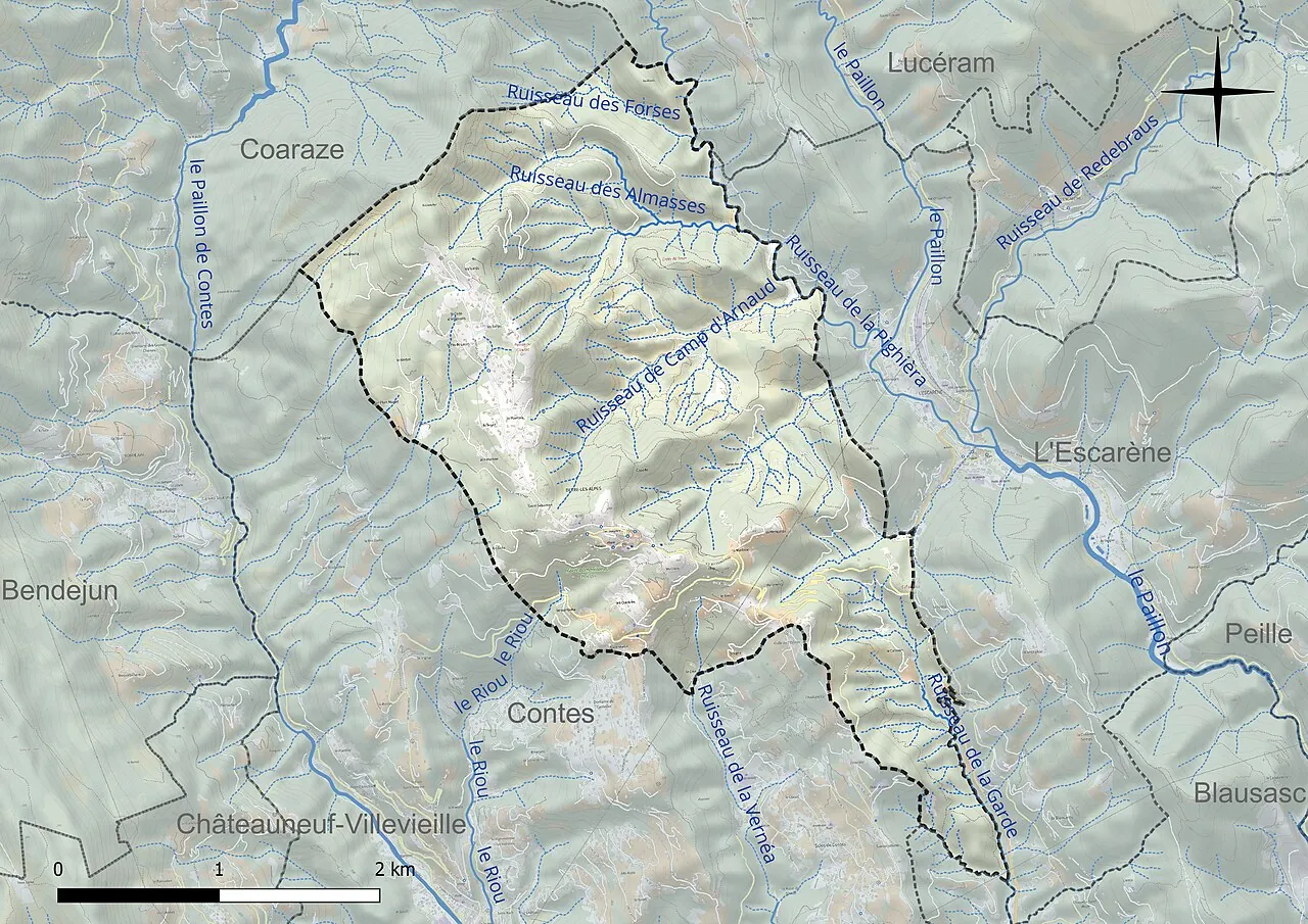 Vue de Berre-les-Alpes