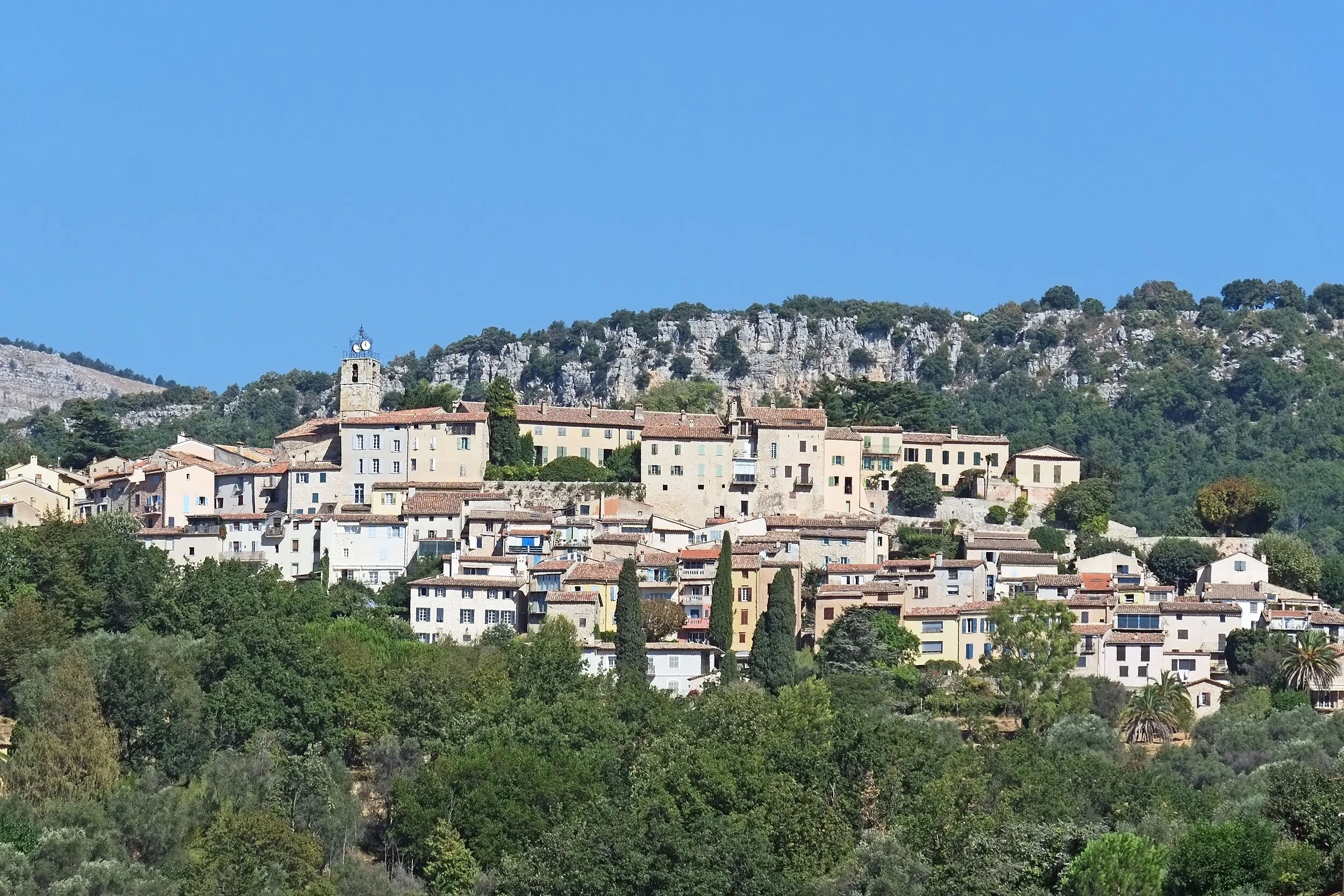 Vue de Châteauneuf-Grasse