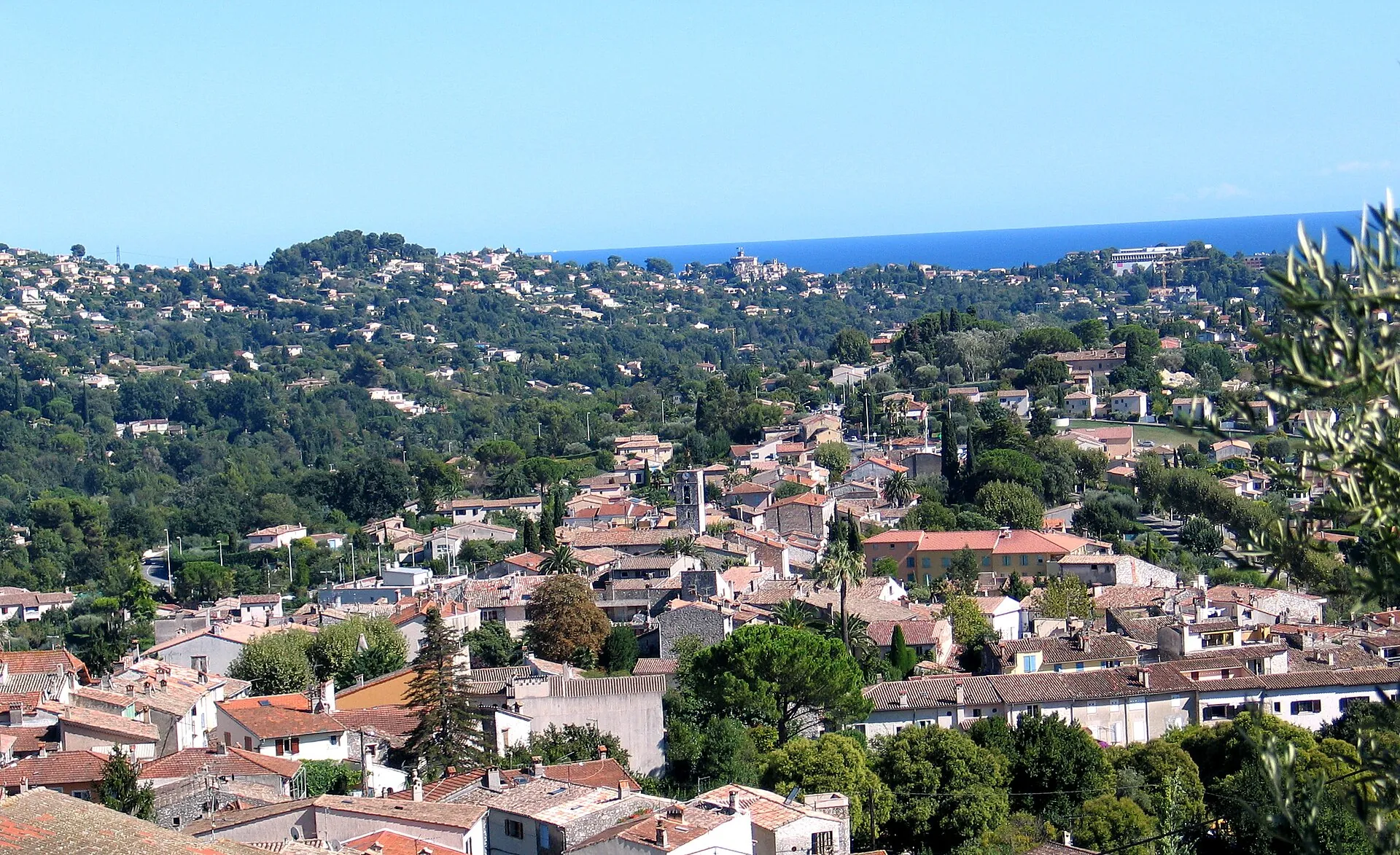 Vue de La Colle-sur-Loup