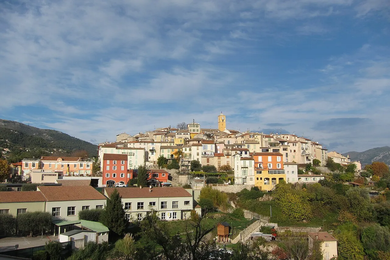 Vue de Gattières