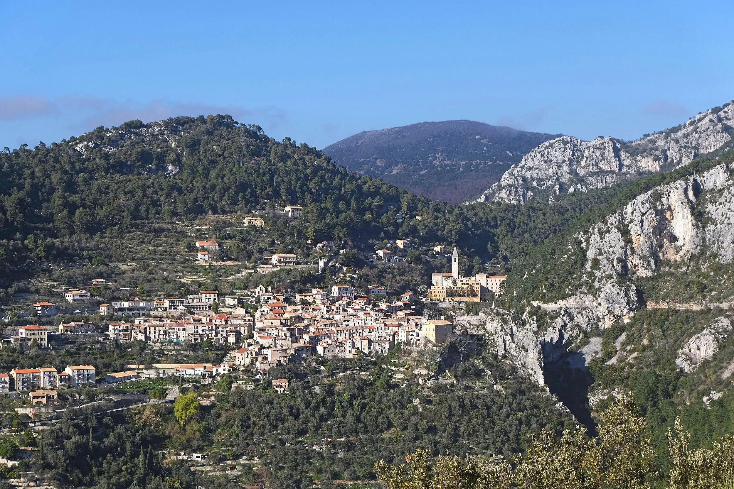 Vue de Peille