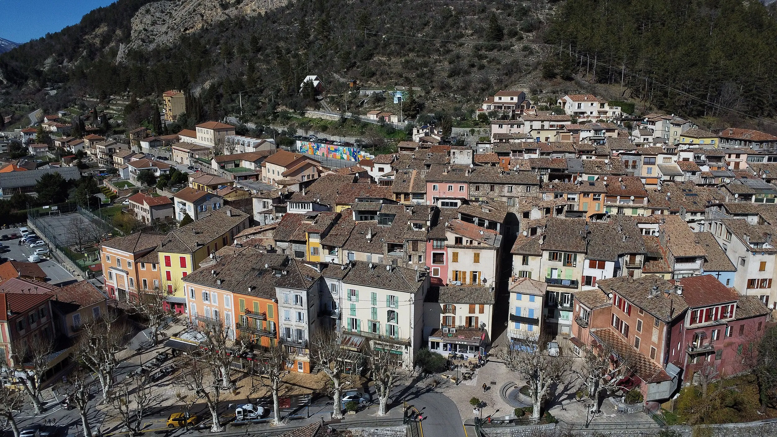 Vue de Puget-Théniers