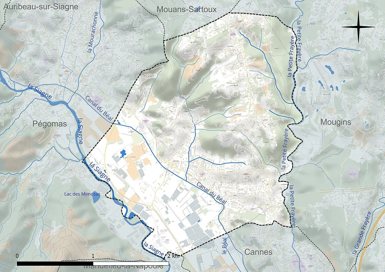 Vue de La Roquette-sur-Siagne