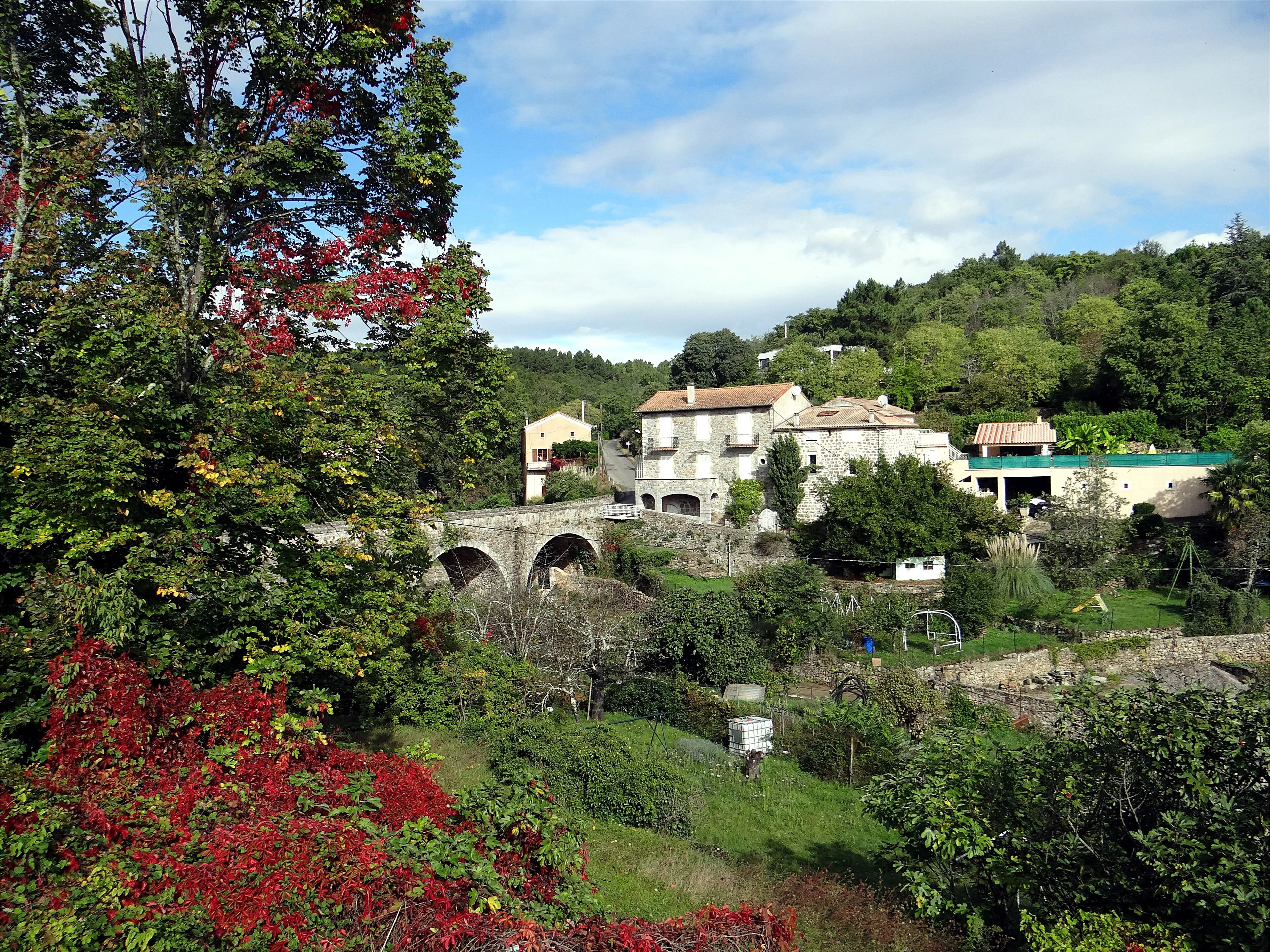 Vue de Laurac-en-Vivarais