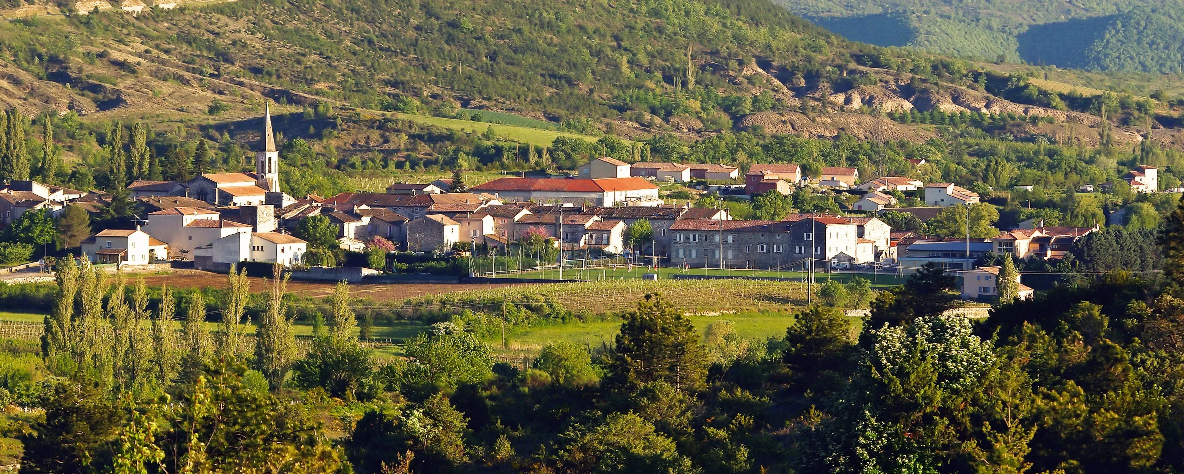 Vue de Lussas