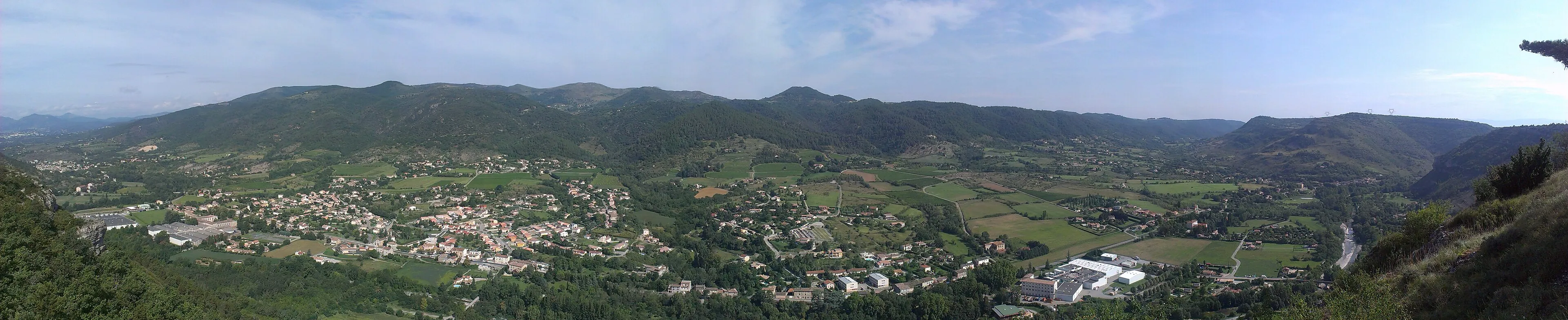Vue de Saint-Julien-en-Saint-Alban