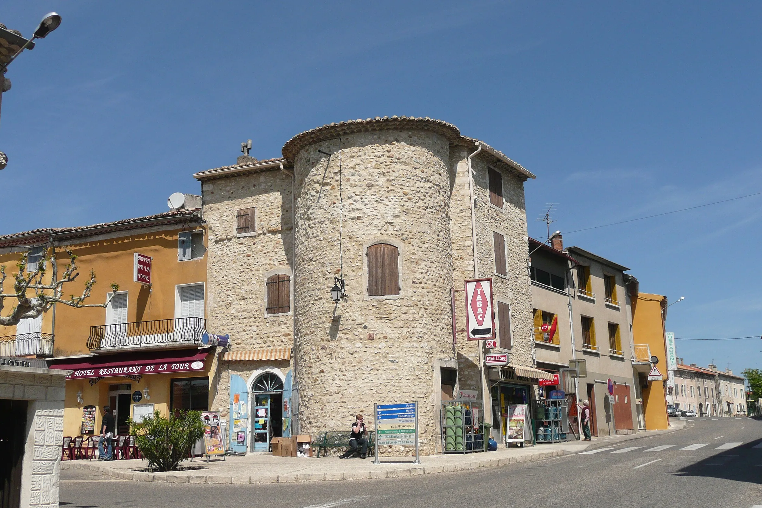 Vue de Saint-Just-d'Ardèche