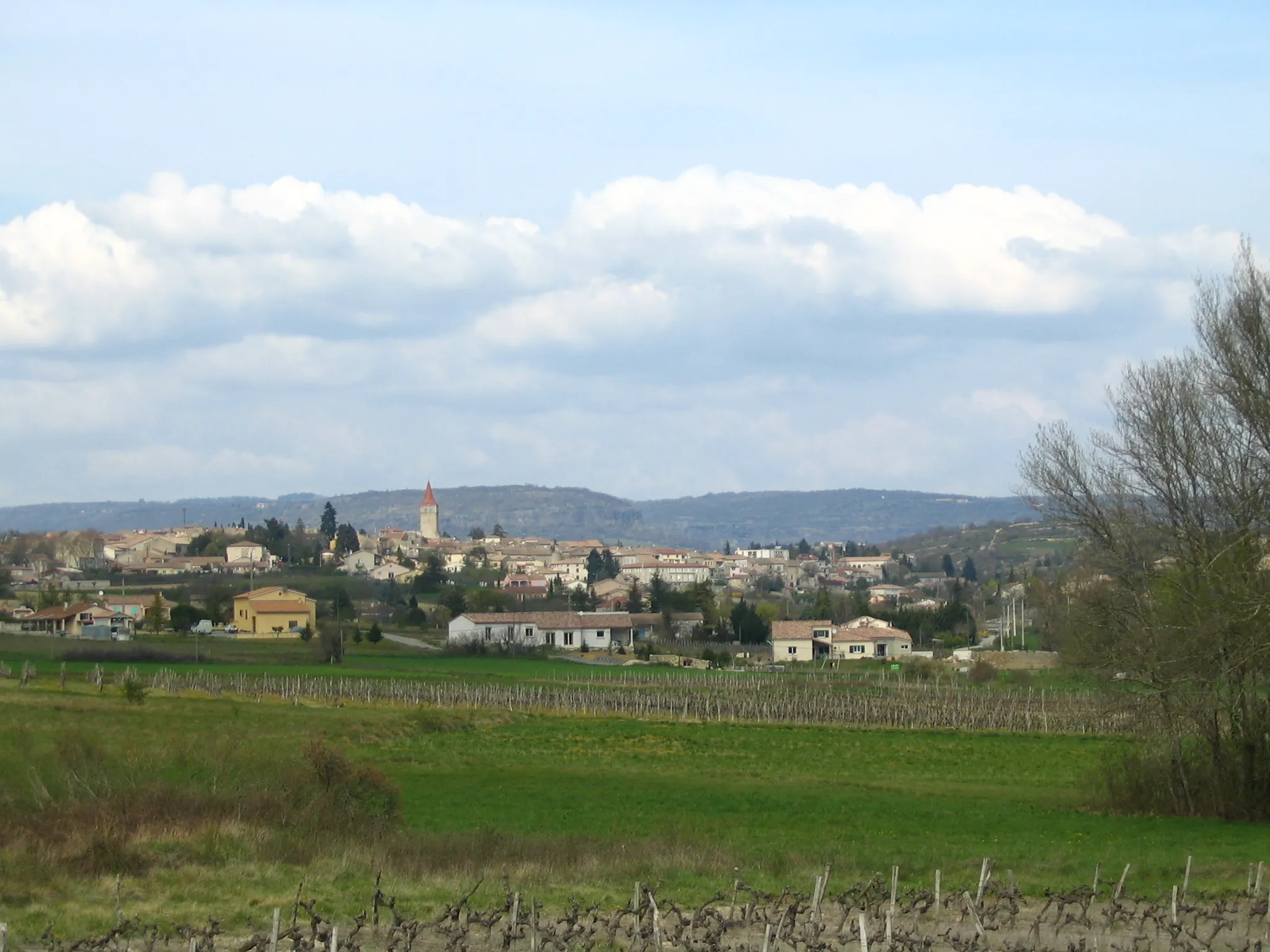 Vue de Villeneuve-de-Berg