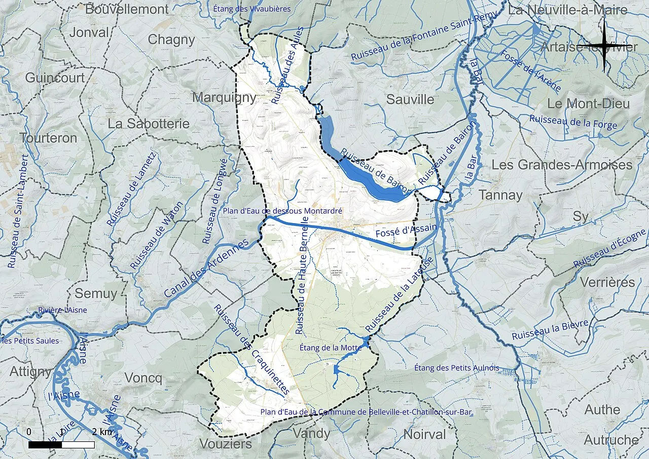 Vue de Bairon et ses environs