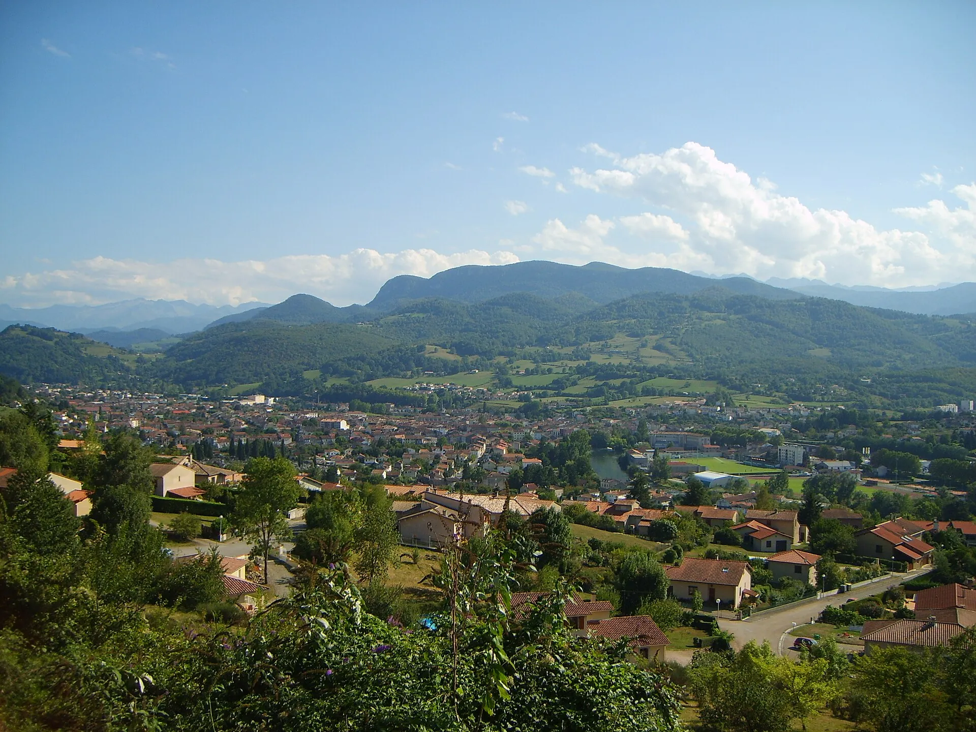 Vue de Saint-Girons