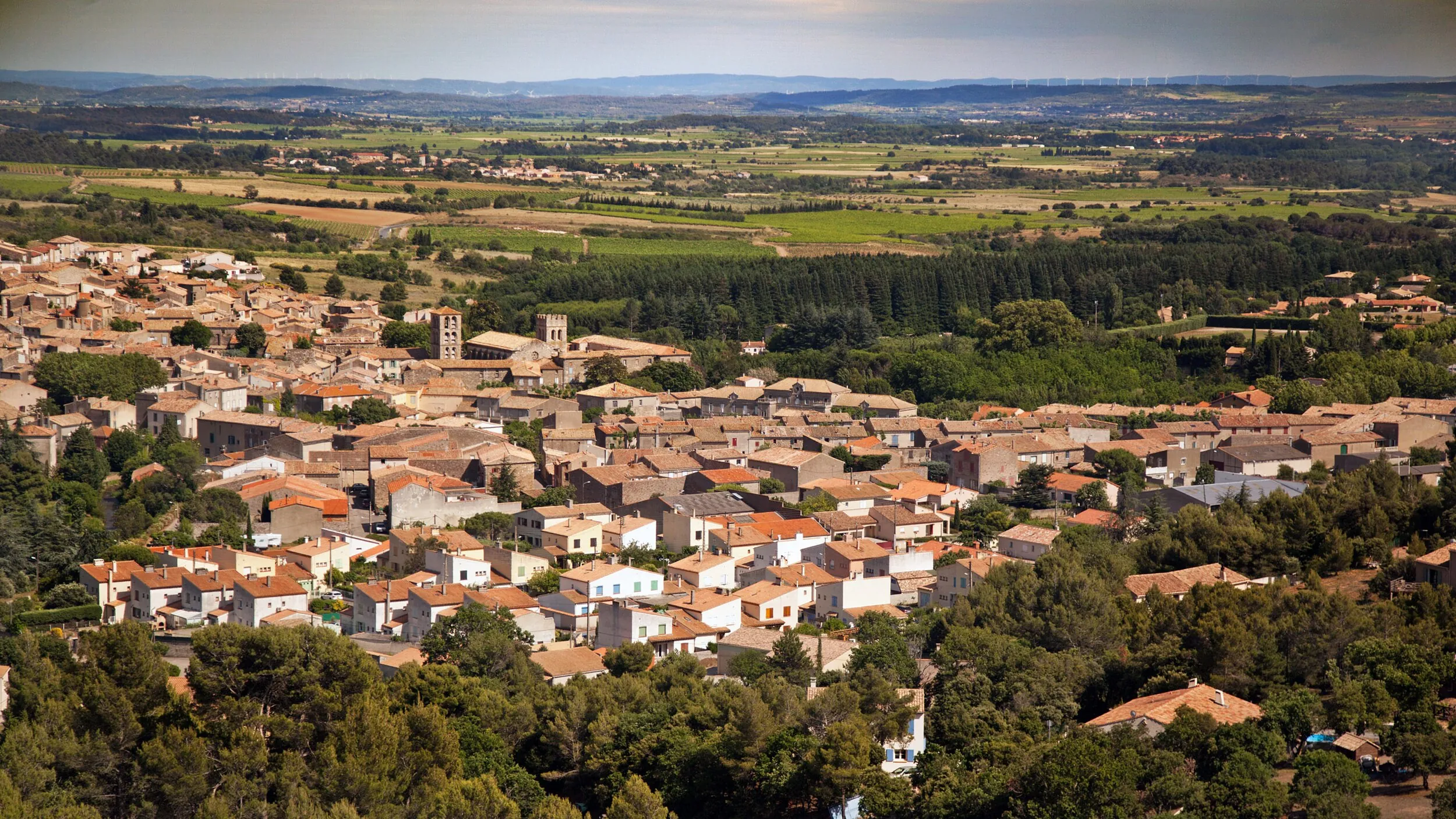 Vue de Caunes-Minervois