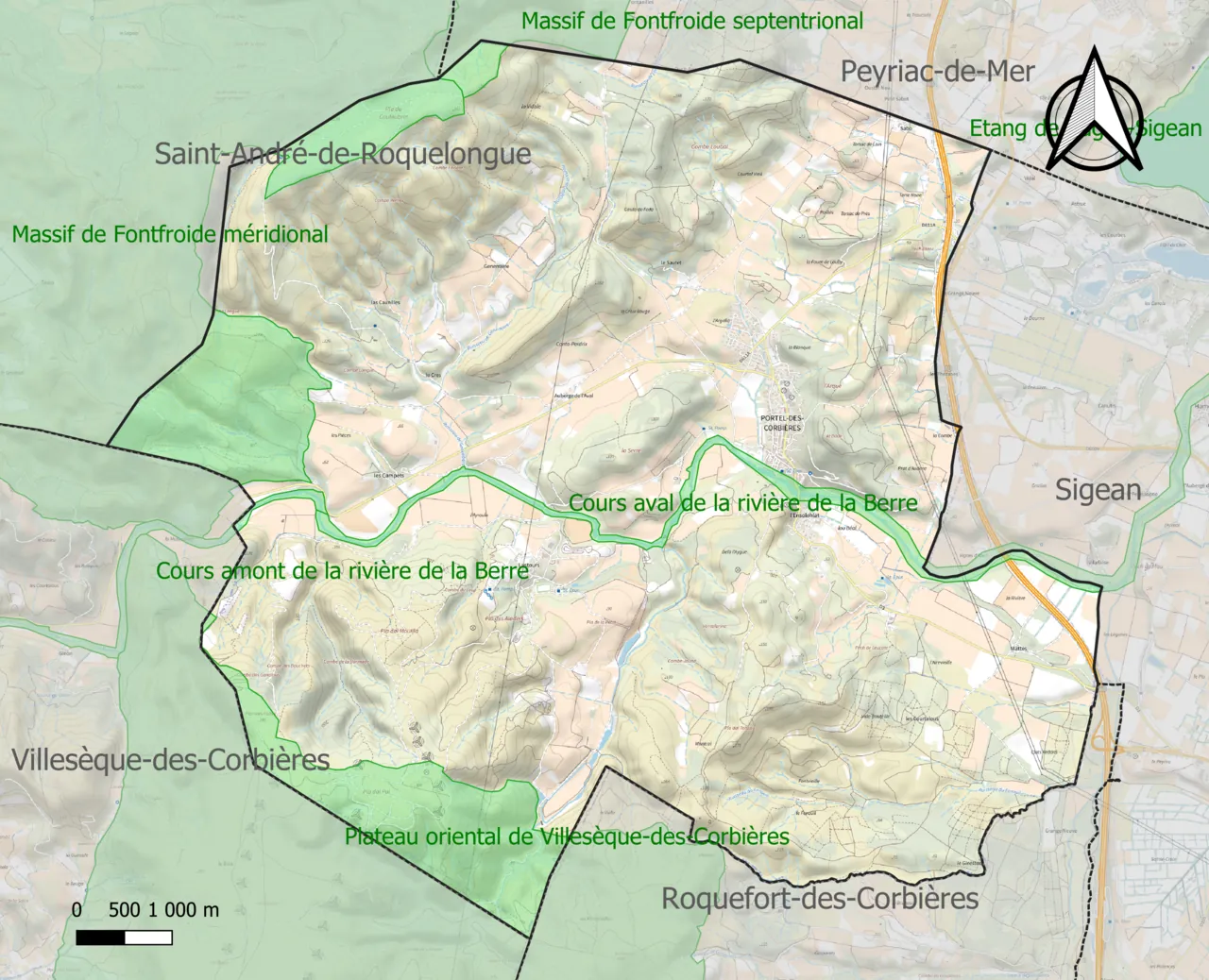 Vue de Portel-des-Corbières