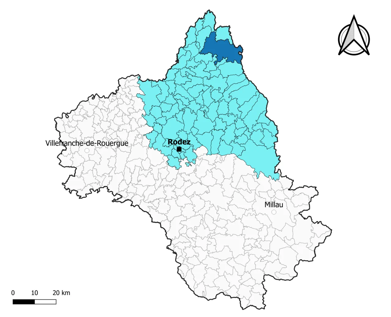 Vue de Argences en Aubrac