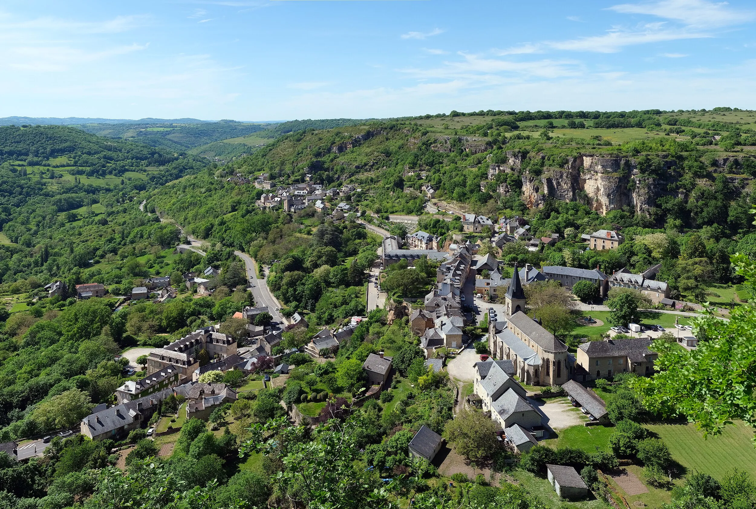 Vue de Salles-la-Source