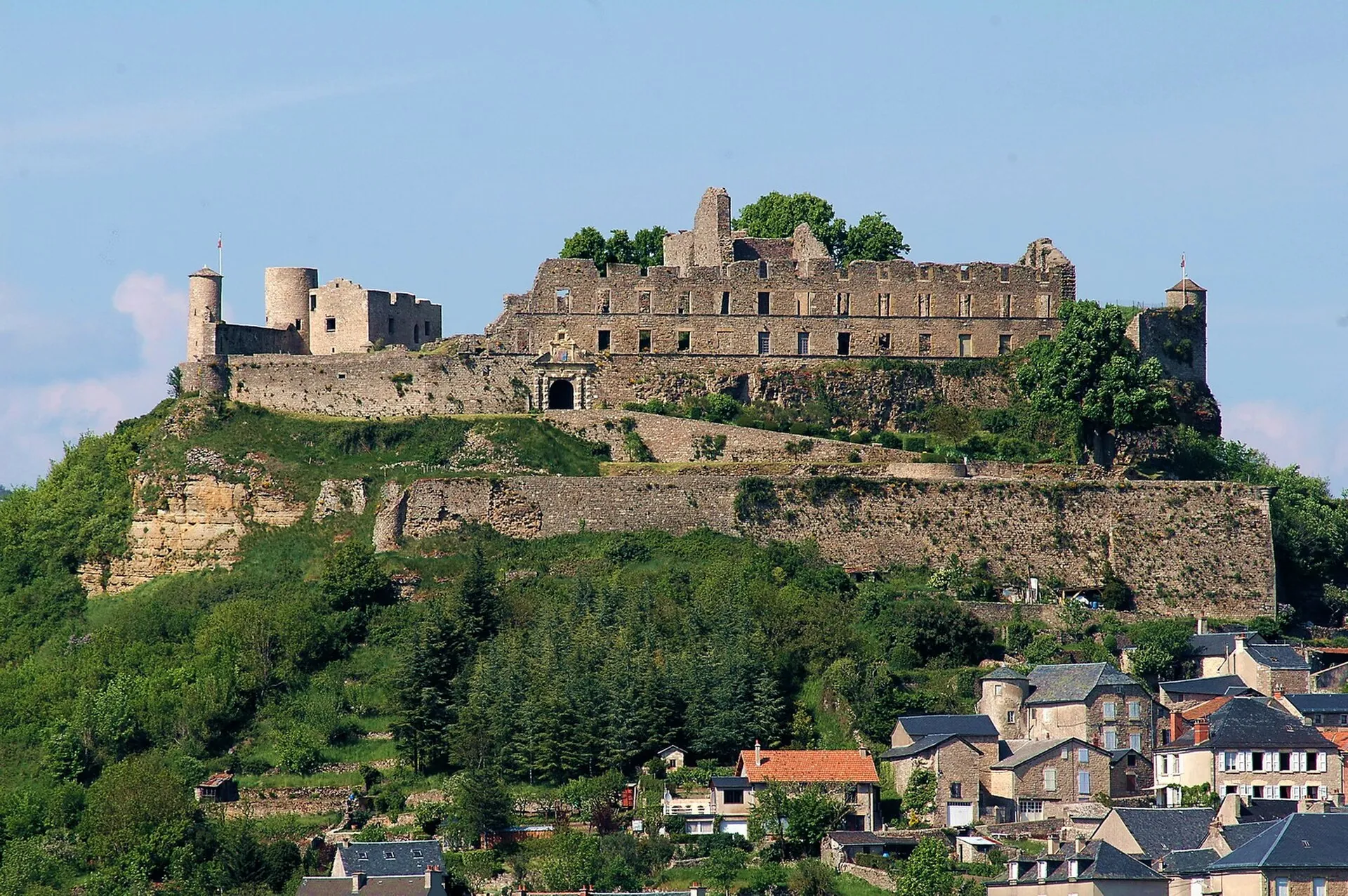 Vue de Sévérac d'Aveyron