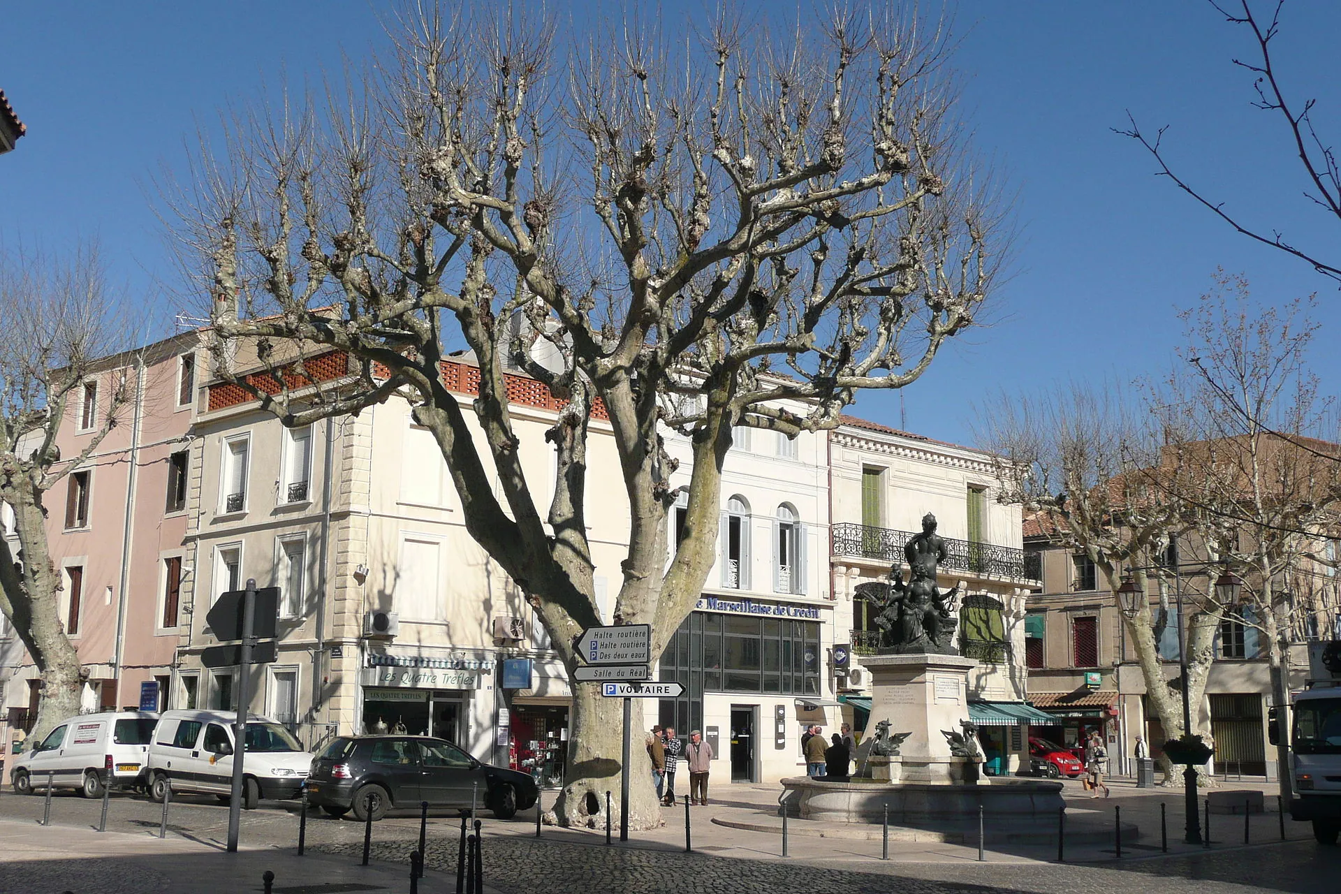 Vue de Châteaurenard