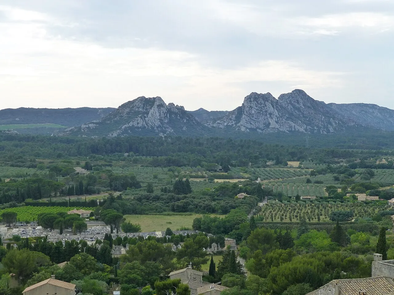 Vue de Eygalières