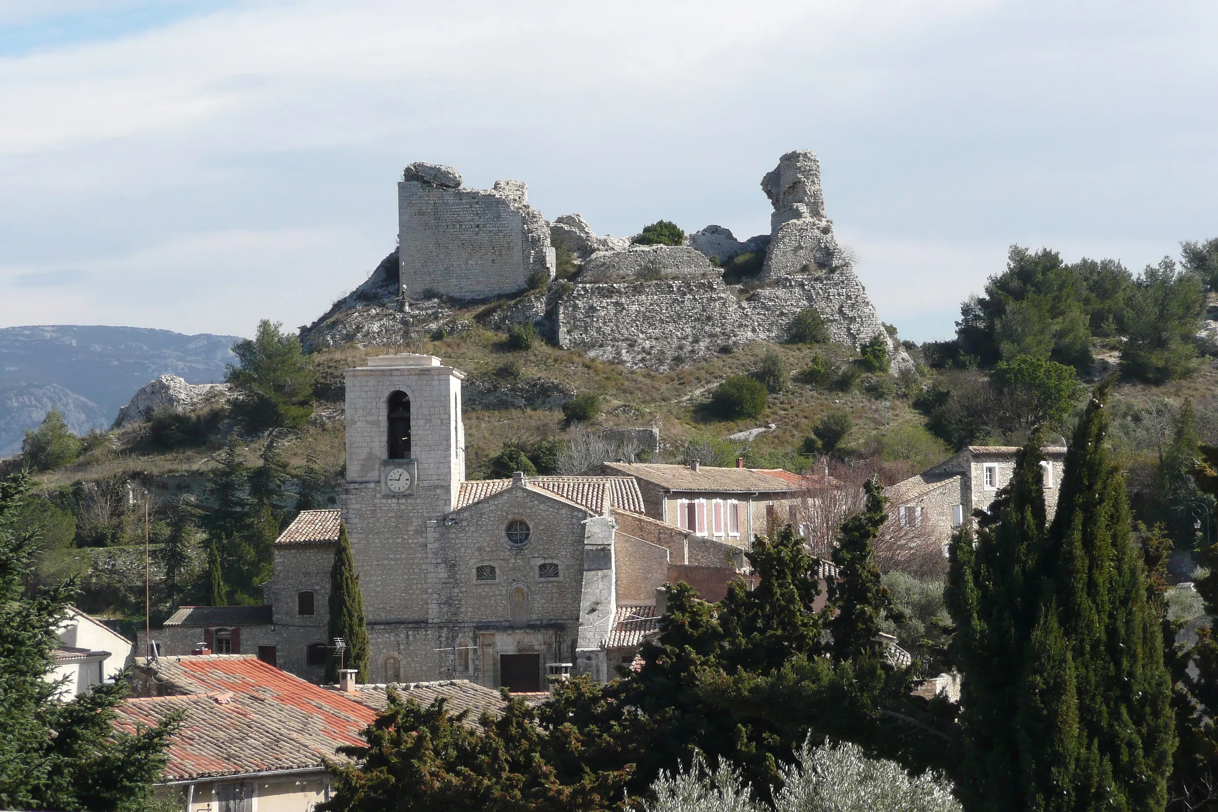 Vue de Orgon