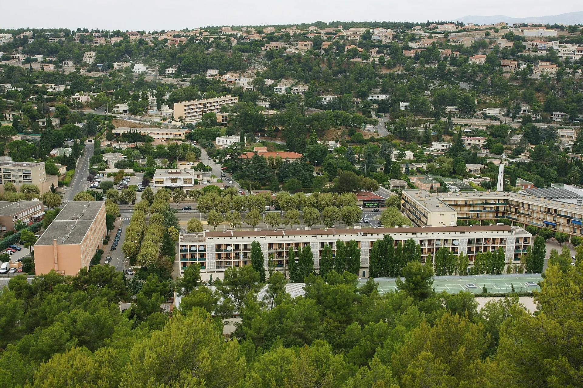 Vue de Carnoux-en-Provence