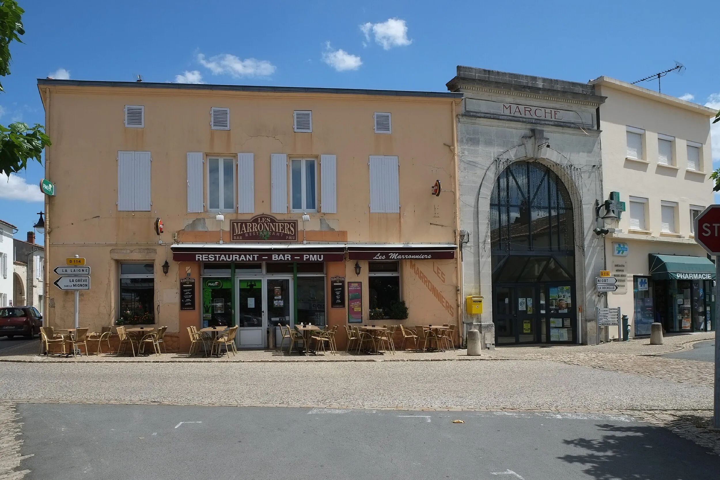 Vue de Courçon