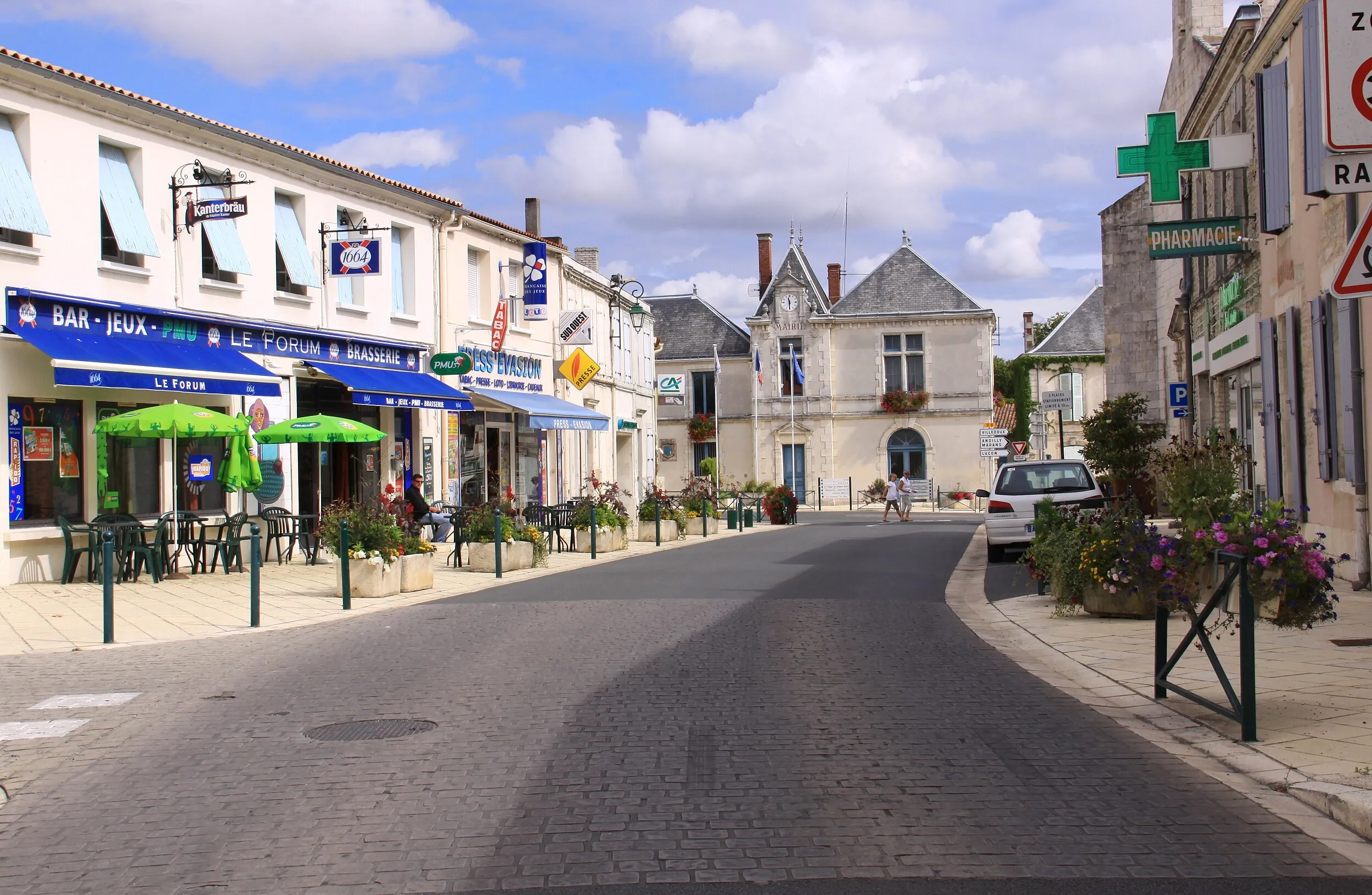 Vue de Saint-Xandre
