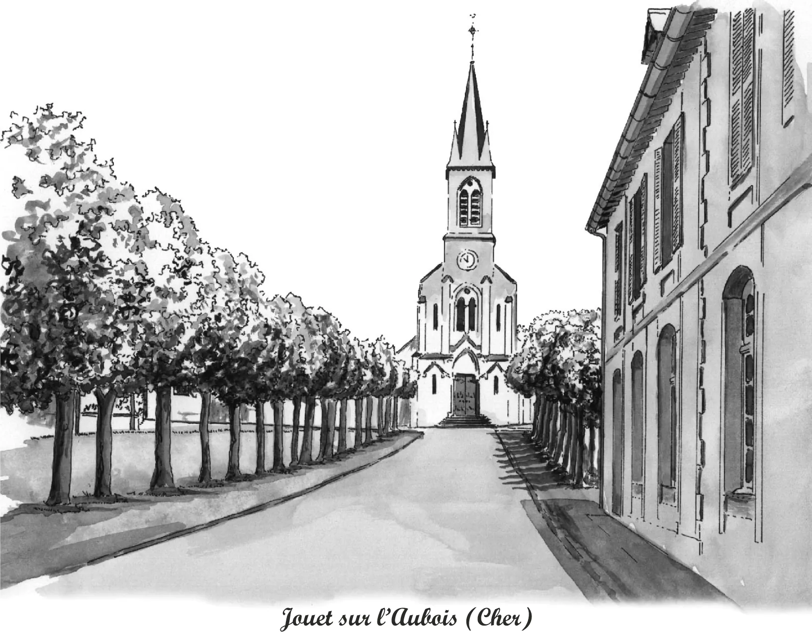 Vue de Jouet-sur-l'Aubois