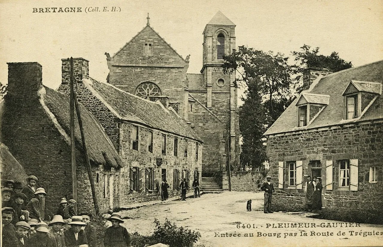 Vue de Pleumeur-Gautier