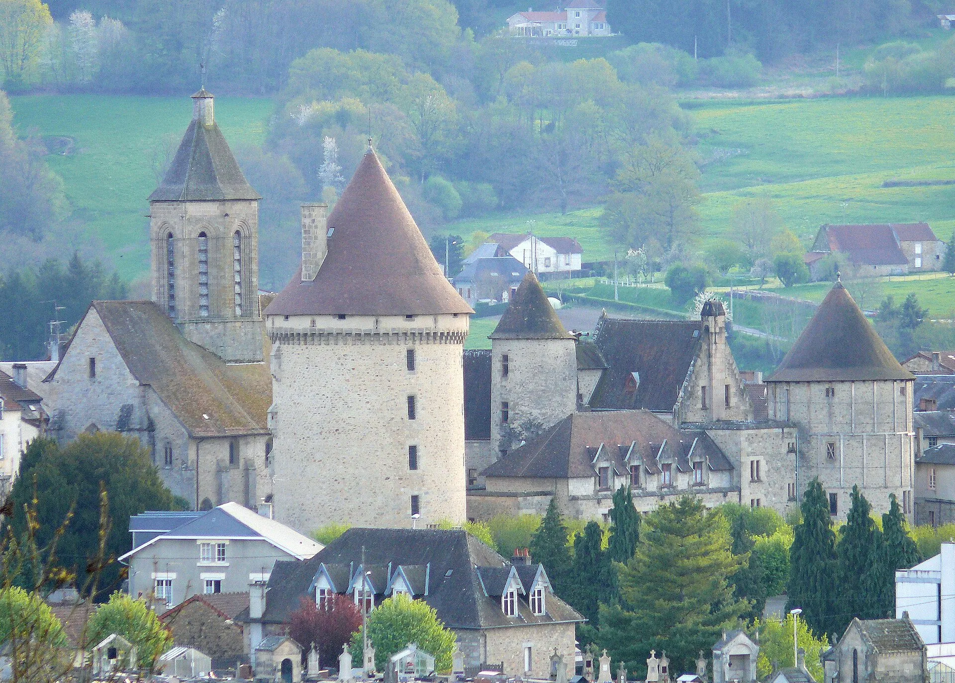 Vue de Bourganeuf
