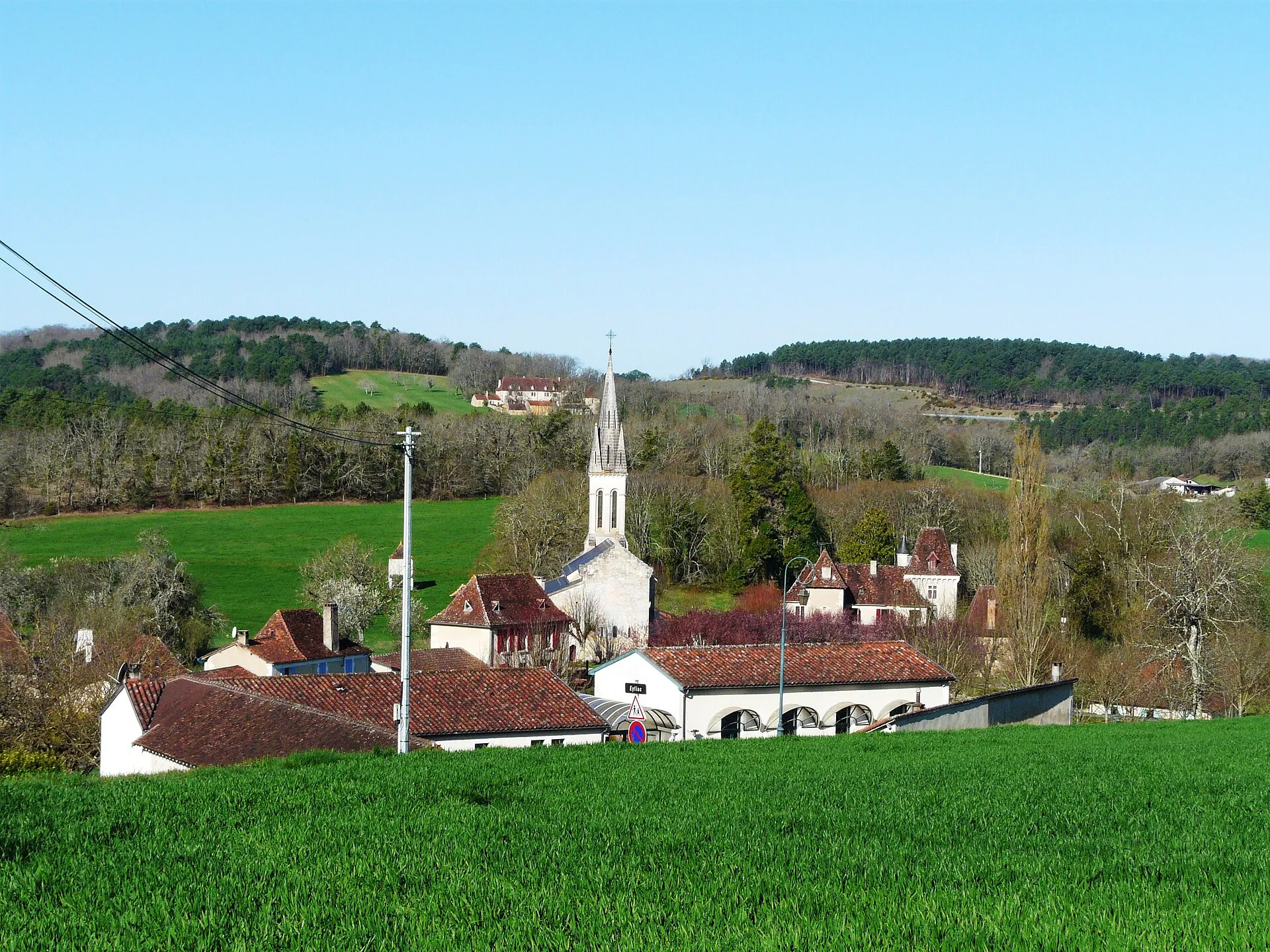 Vue de Bassillac et Auberoche