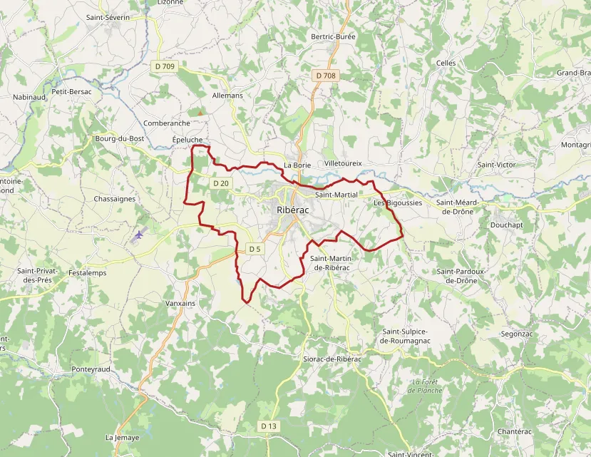Vue de Ribérac