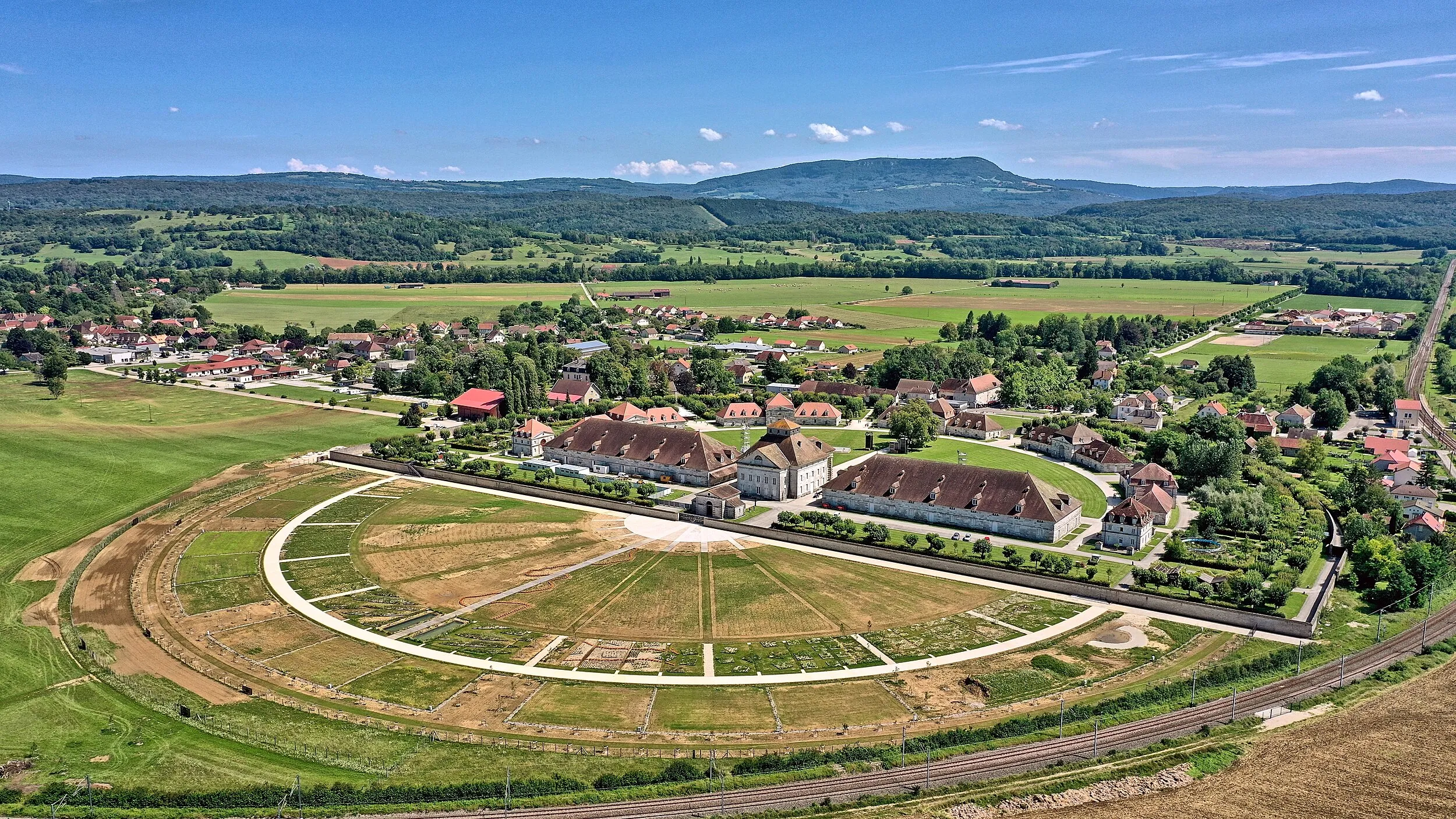 Vue de Arc-et-Senans