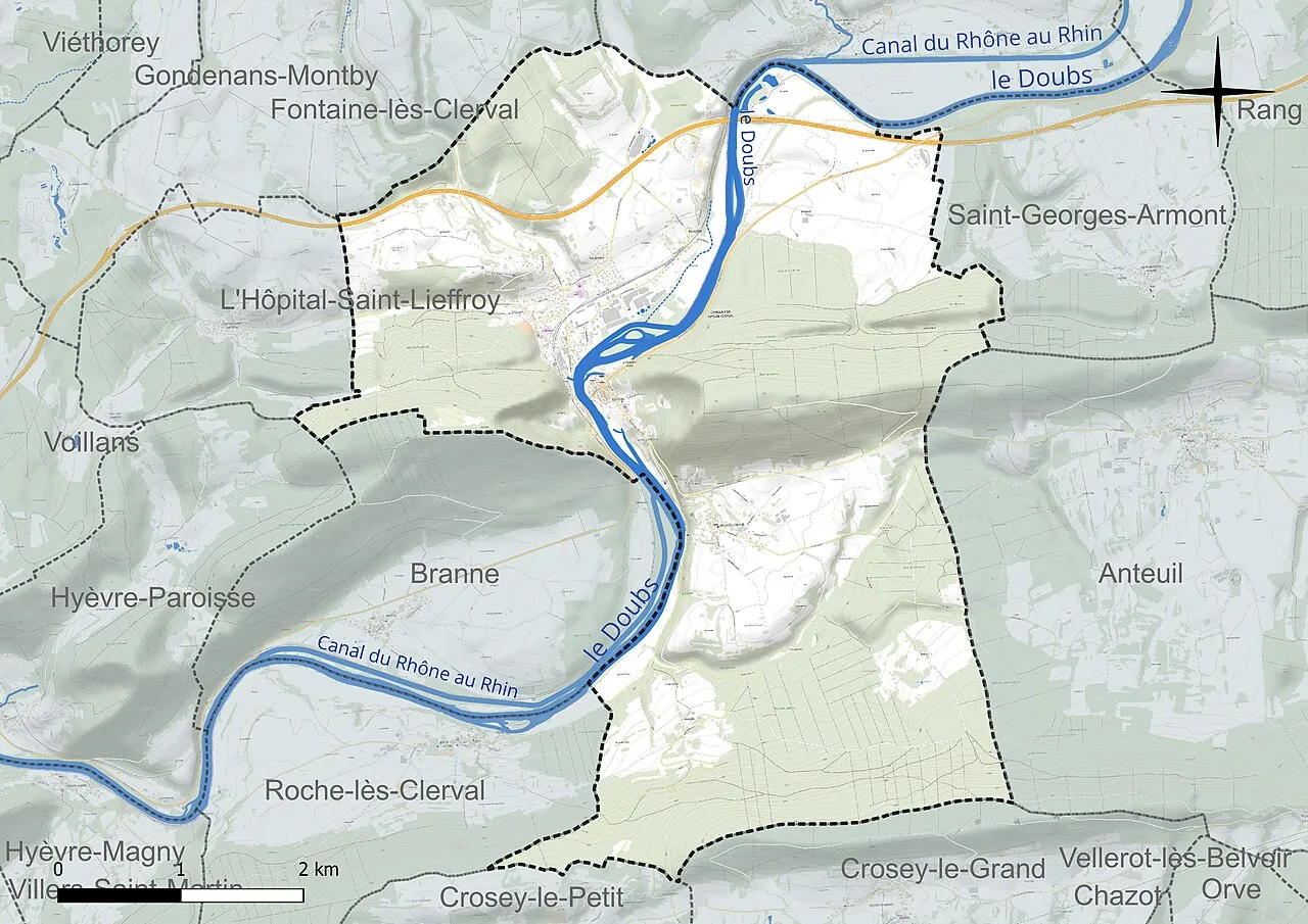 Vue de Pays-de-Clerval