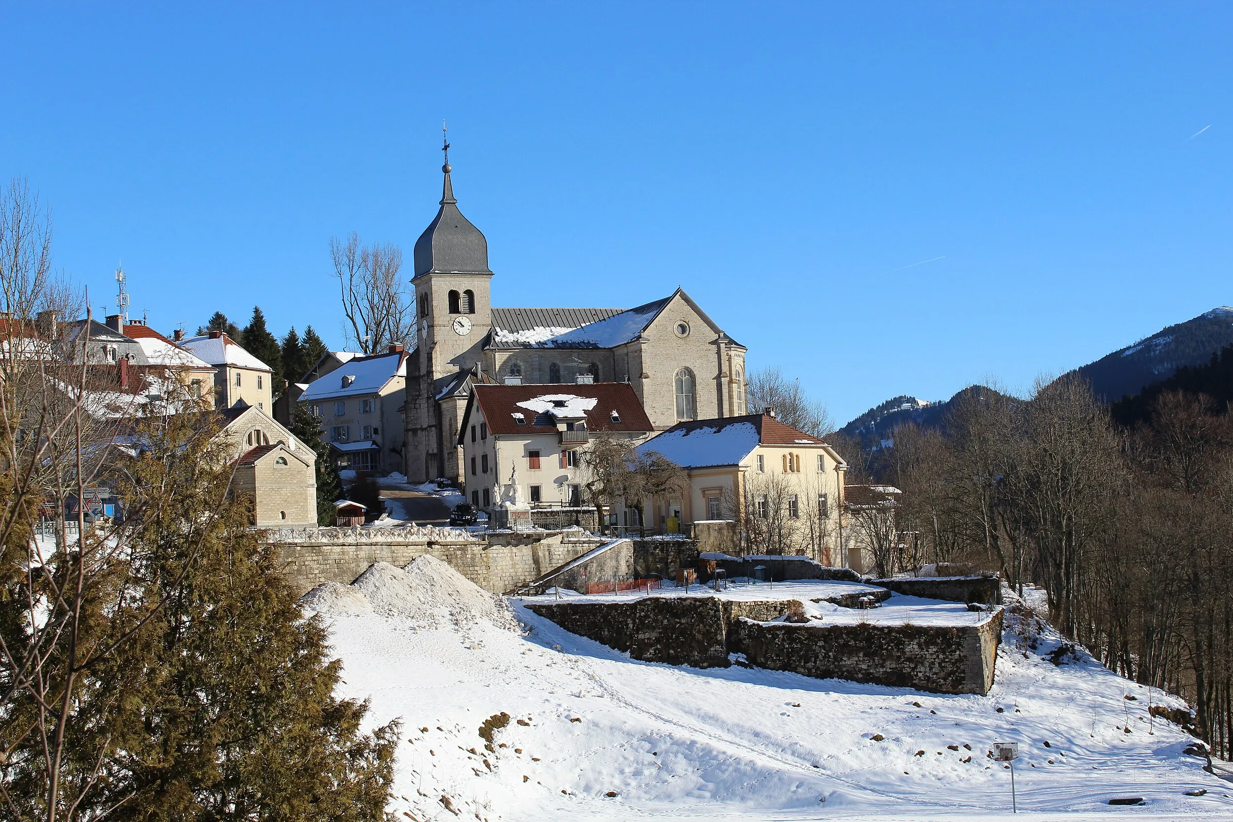 Vue de Jougne