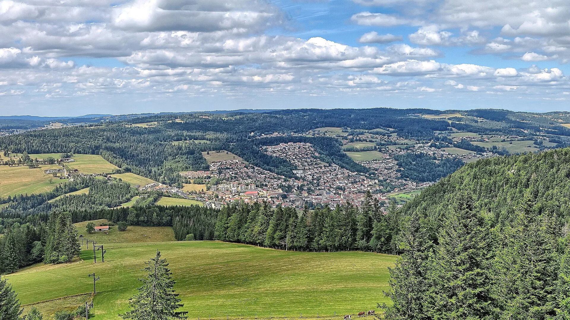 Vue de Villers-le-Lac