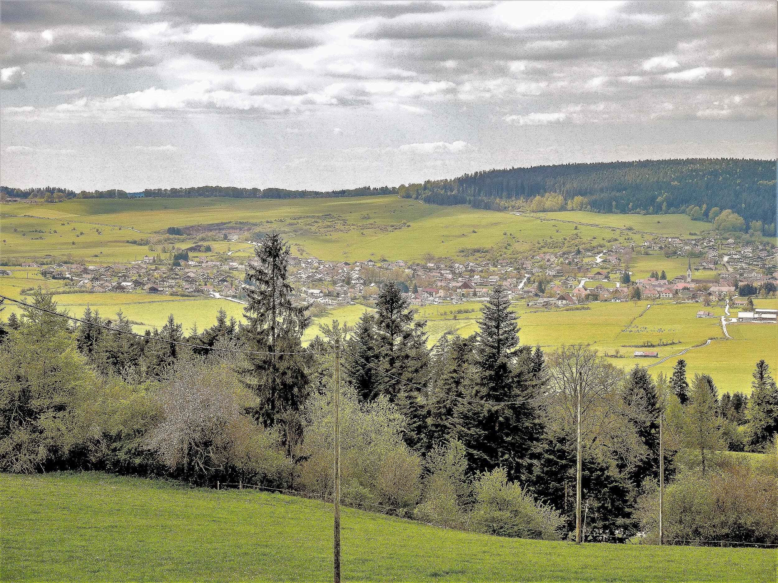 Vue de Orchamps-Vennes