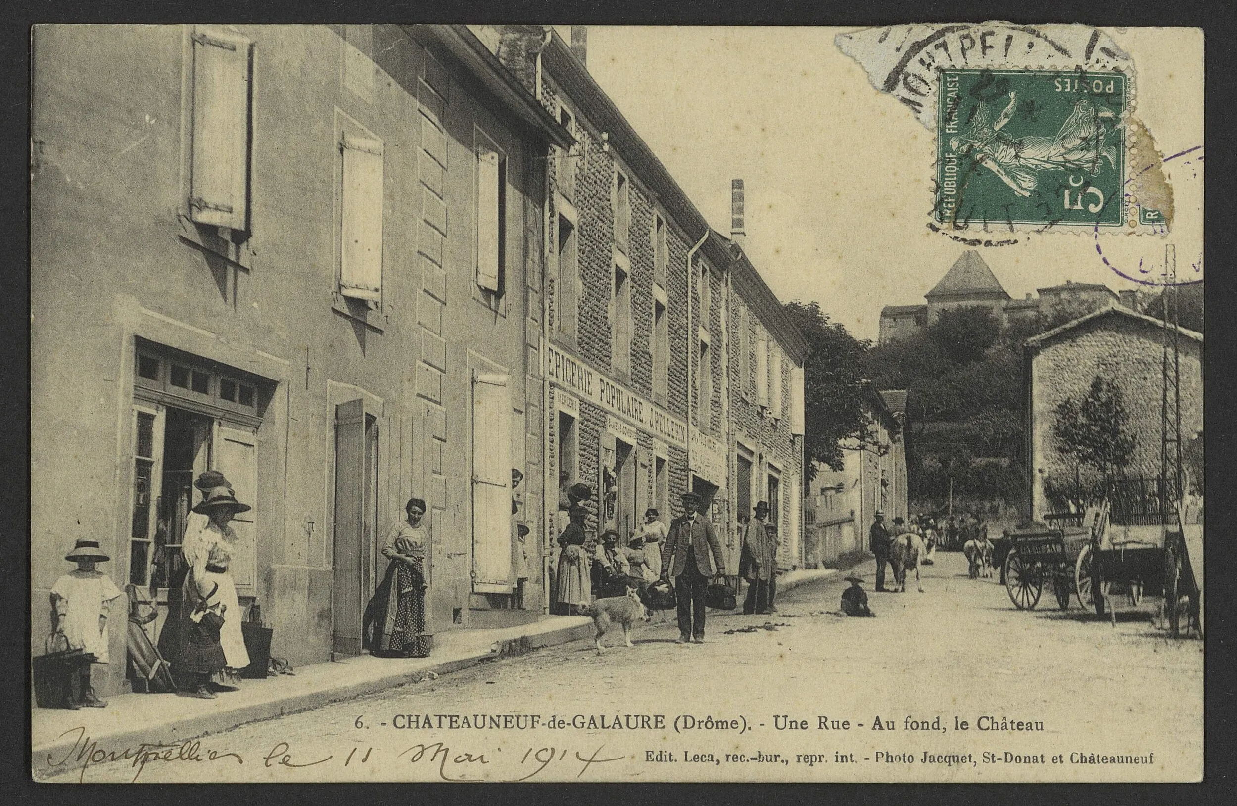 Vue de Châteauneuf-de-Galaure