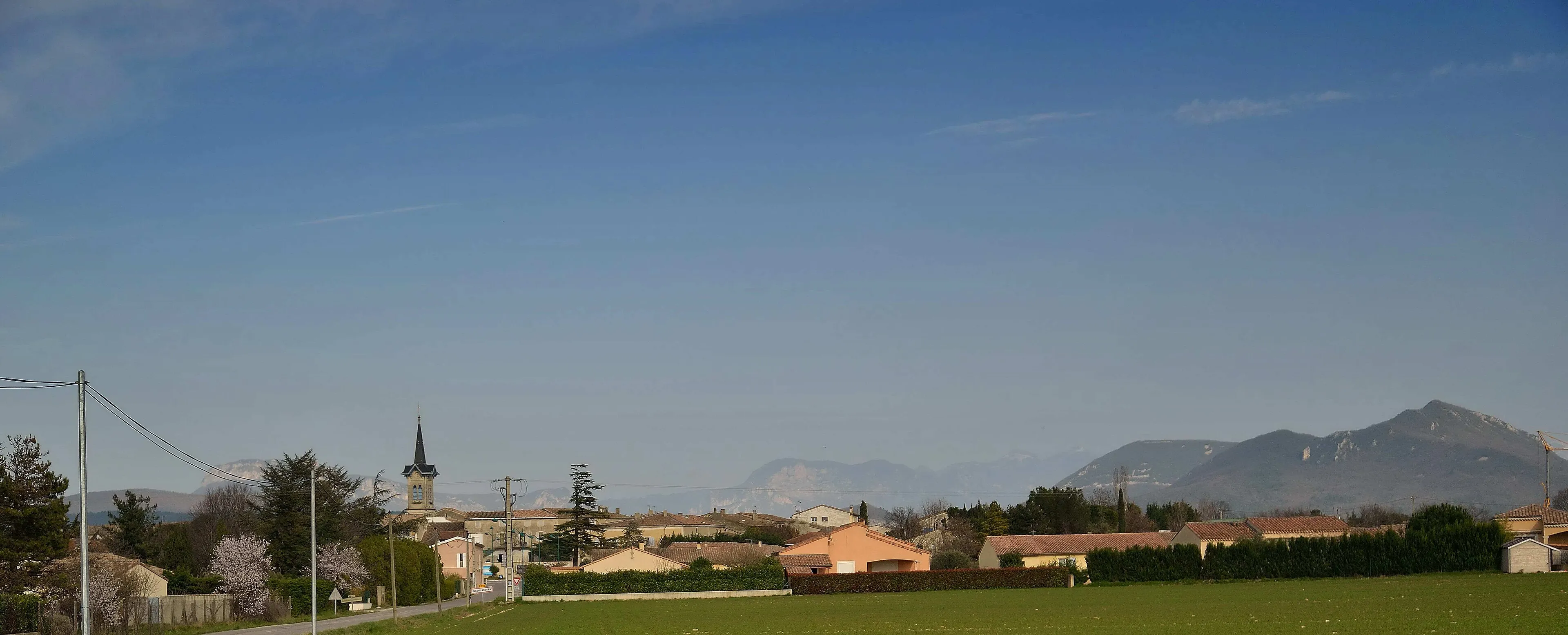 Vue de Cléon-d'Andran