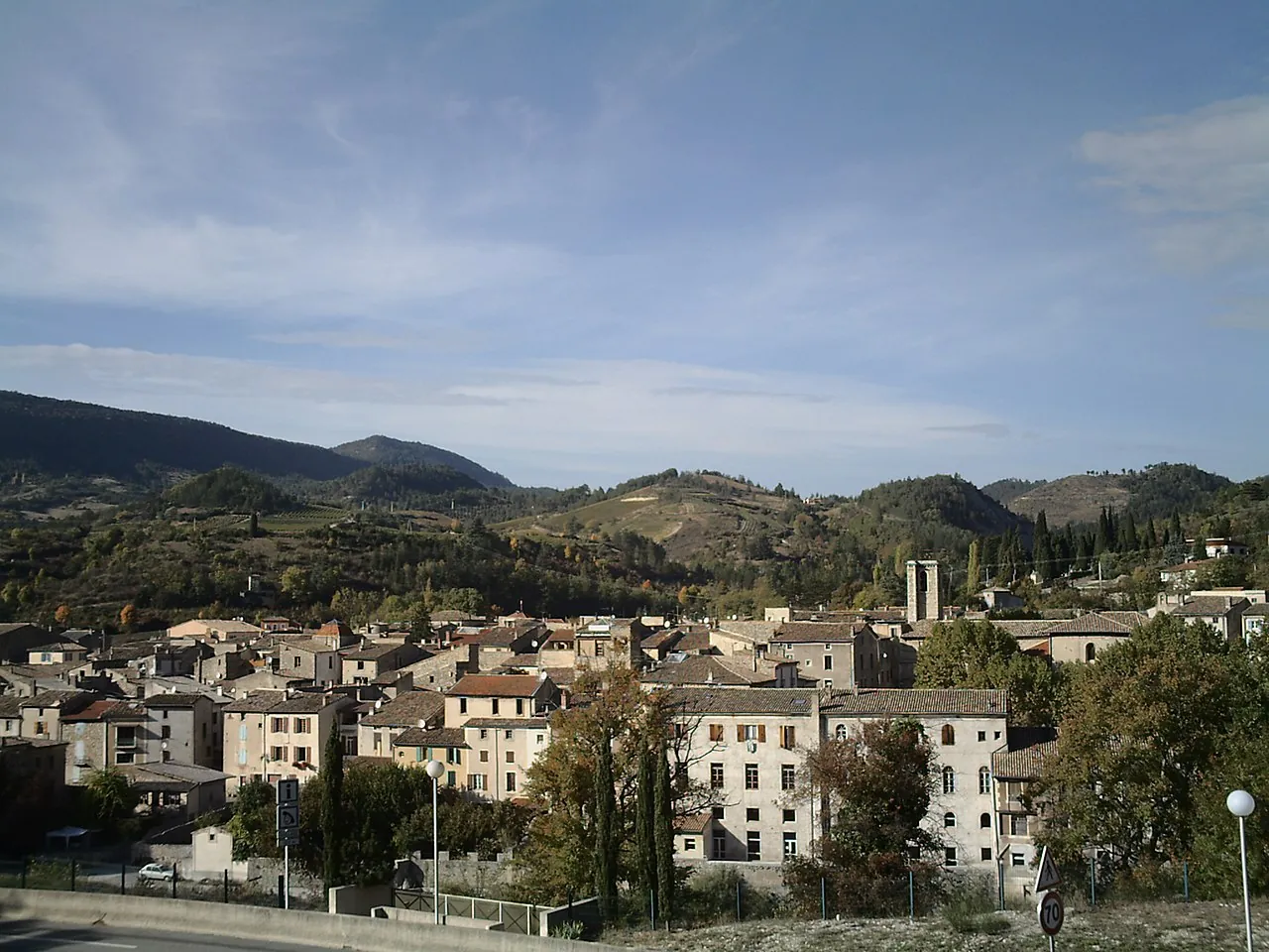 Vue de Saillans