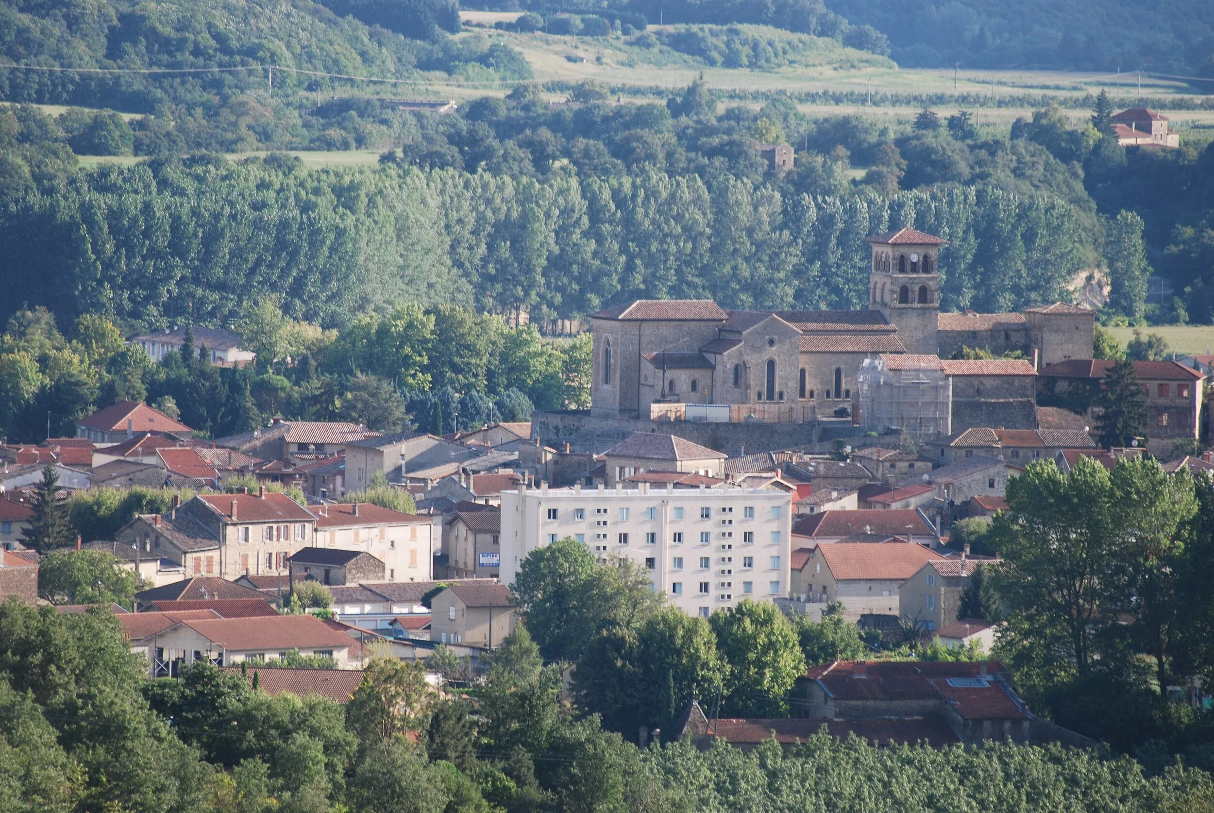 Vue de Saint-Donat-sur-l'Herbasse