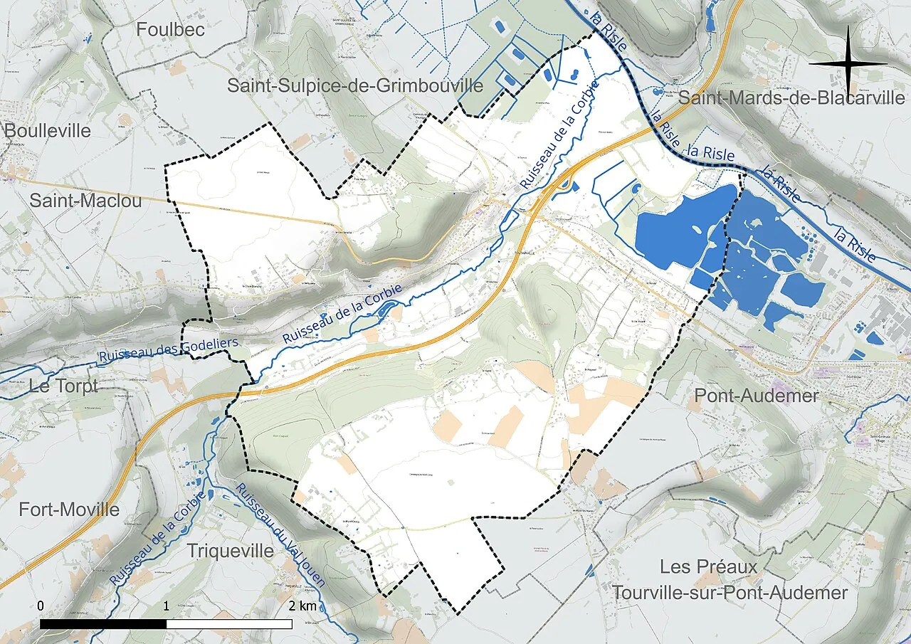 Vue de Toutainville