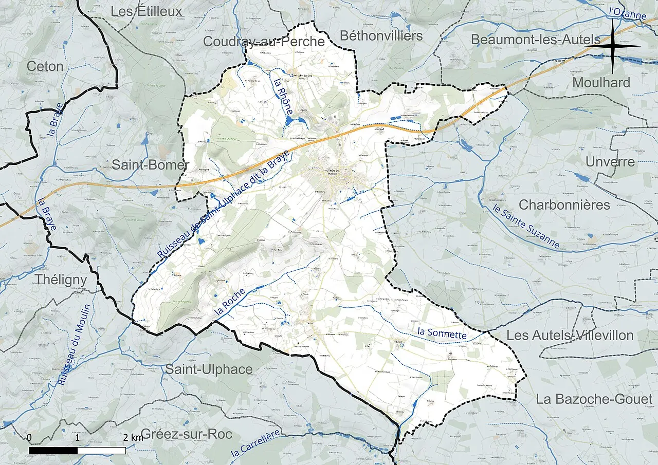 Vue de Authon-du-Perche